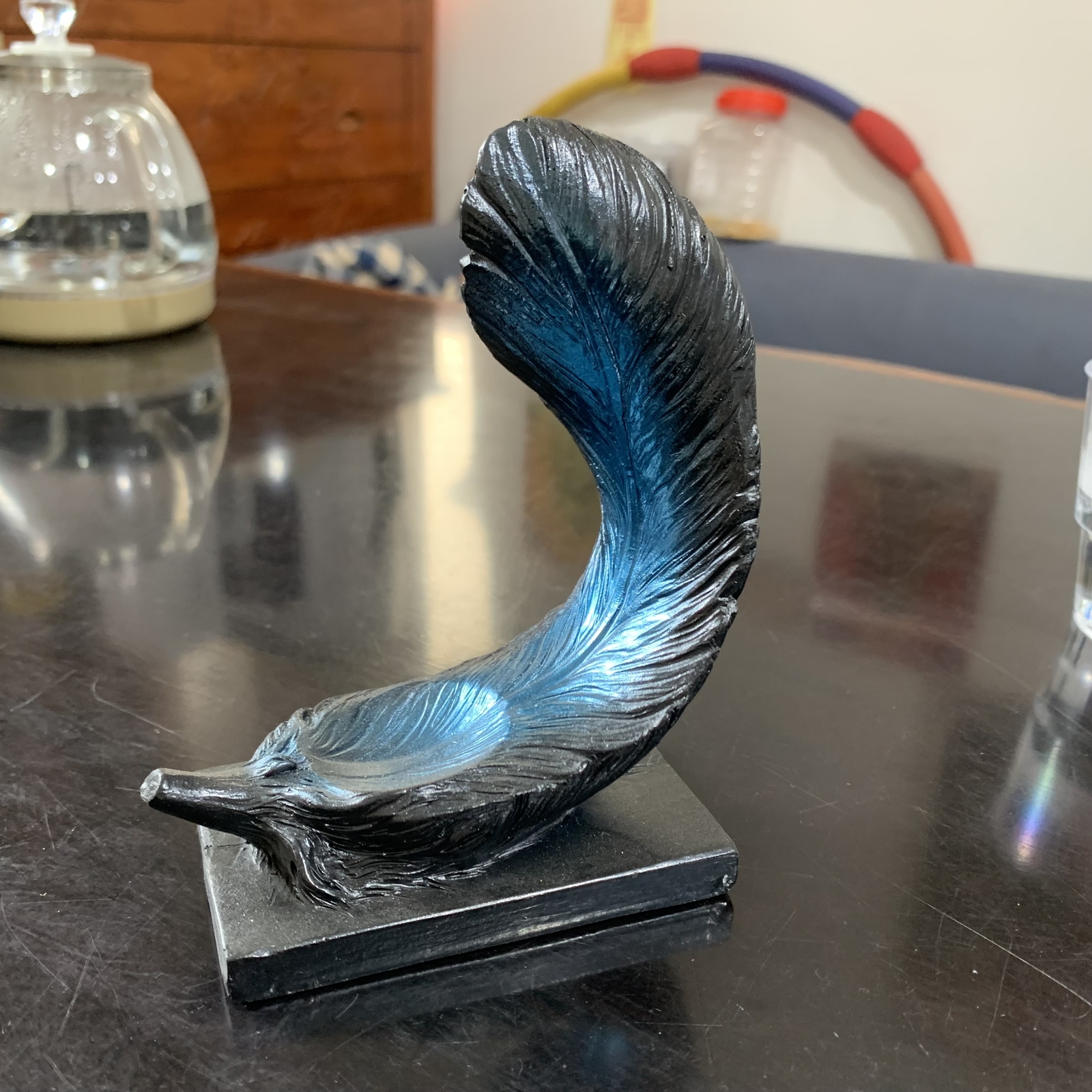 Feather Snake Reality Sphere bracket base natural Crystal ball holder