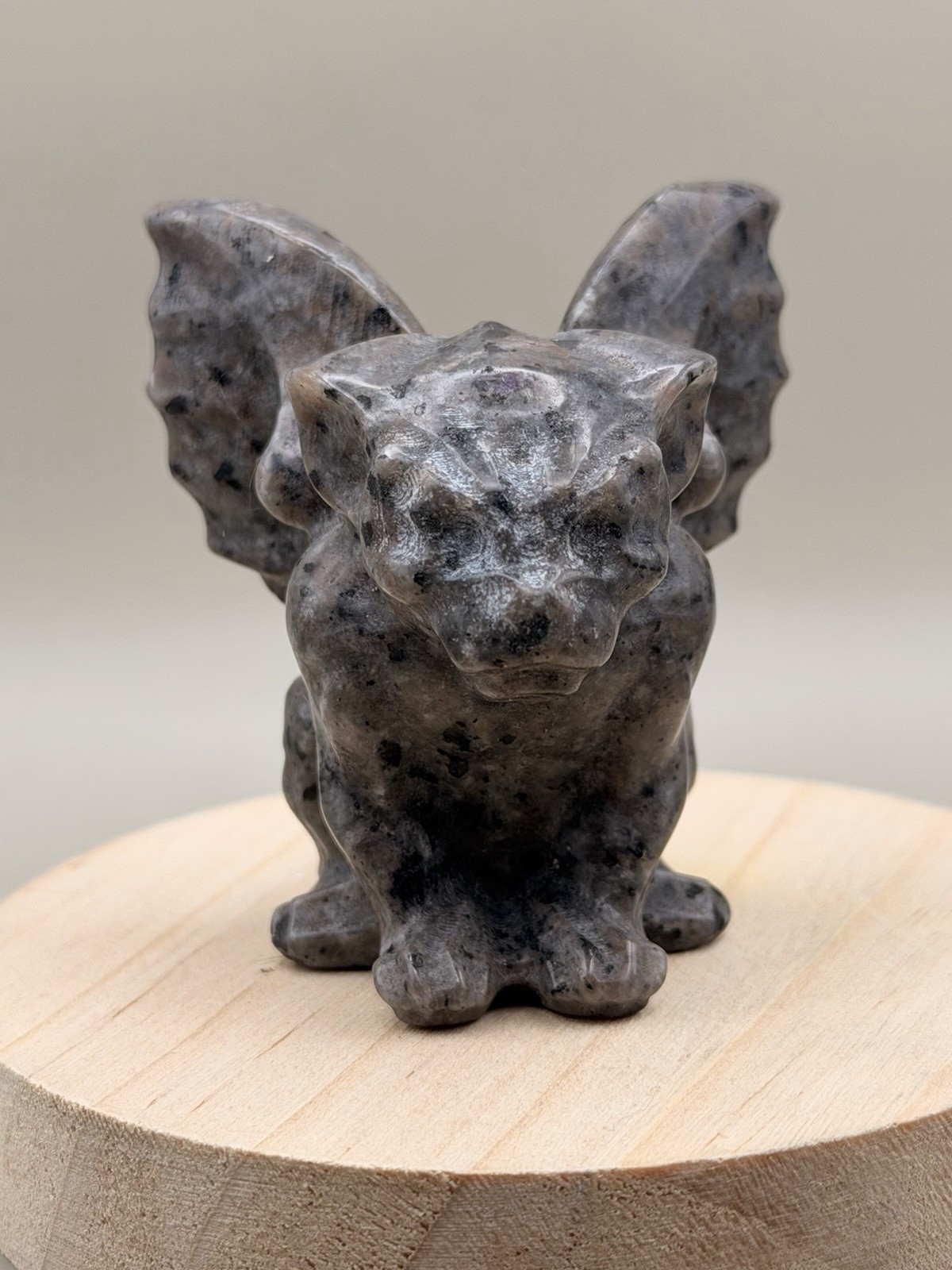 Yooperlite Gargoyle Natural Crystal Gemstone Protection UV Reactive