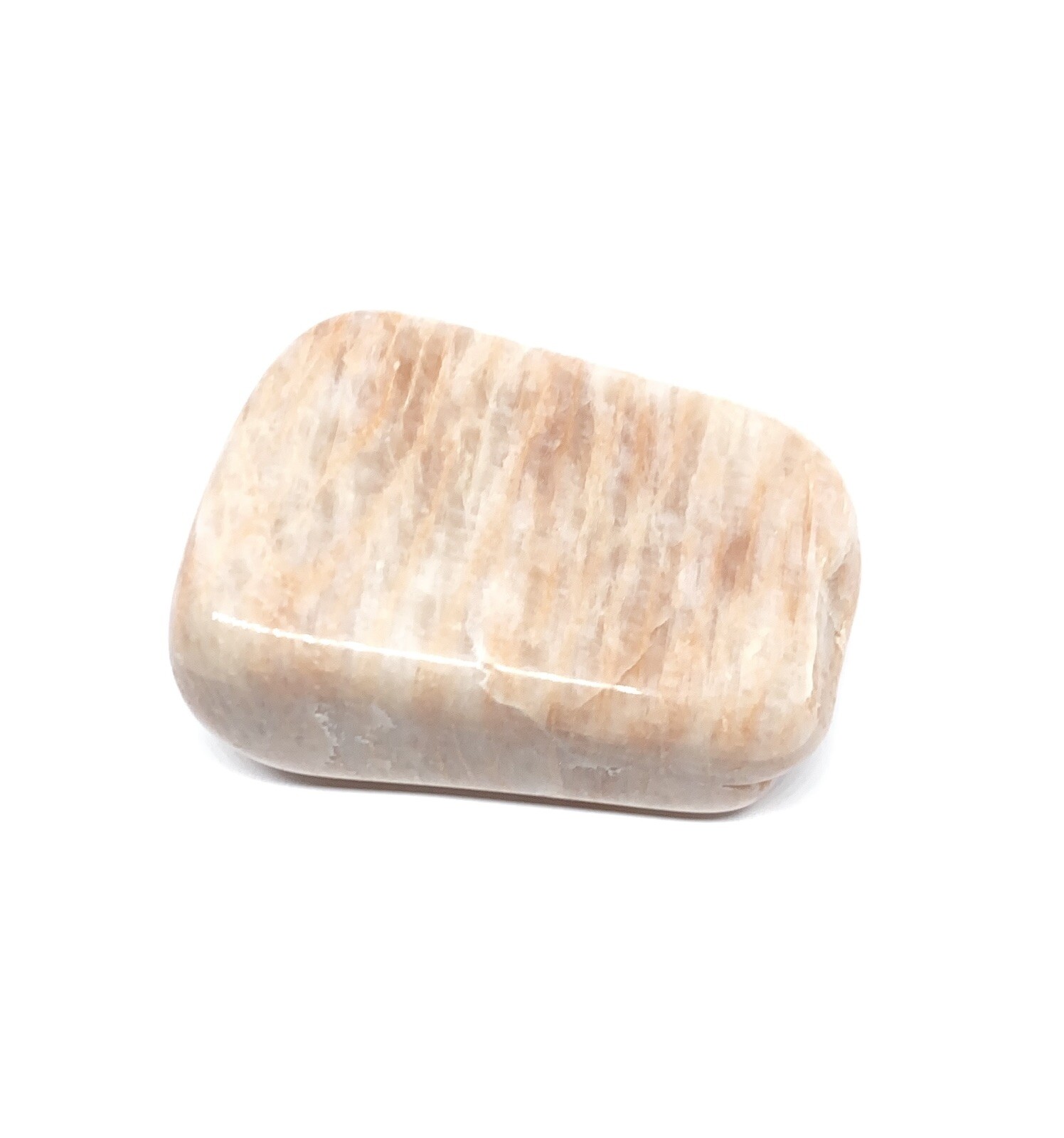 Salmon Moonstone Polished 53g 1 1/2in