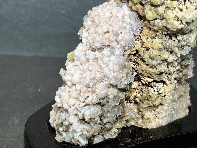 RARE BEAUTIFUL UNIQUE 3 7/16 ” DRUZY AMETHYST STALACTITE FORMATION, URUGUAY
