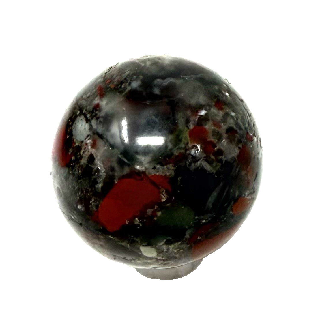 94g Dragon Blood 40mm Crystal Sphere With Holder
