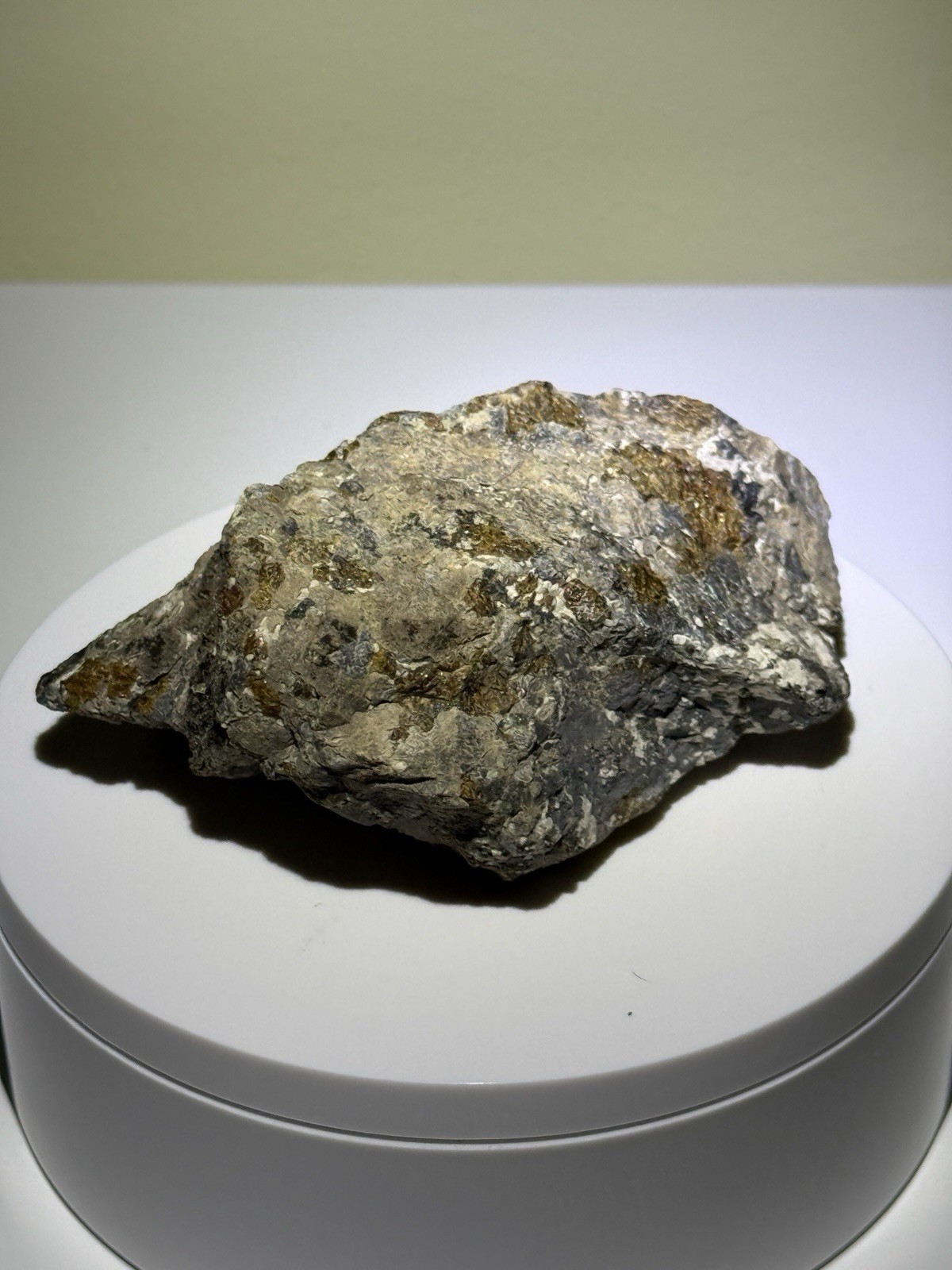 LUMINOUS Hardystonite, Willemite, & Franklinite Fluorescent Mineral Specimen