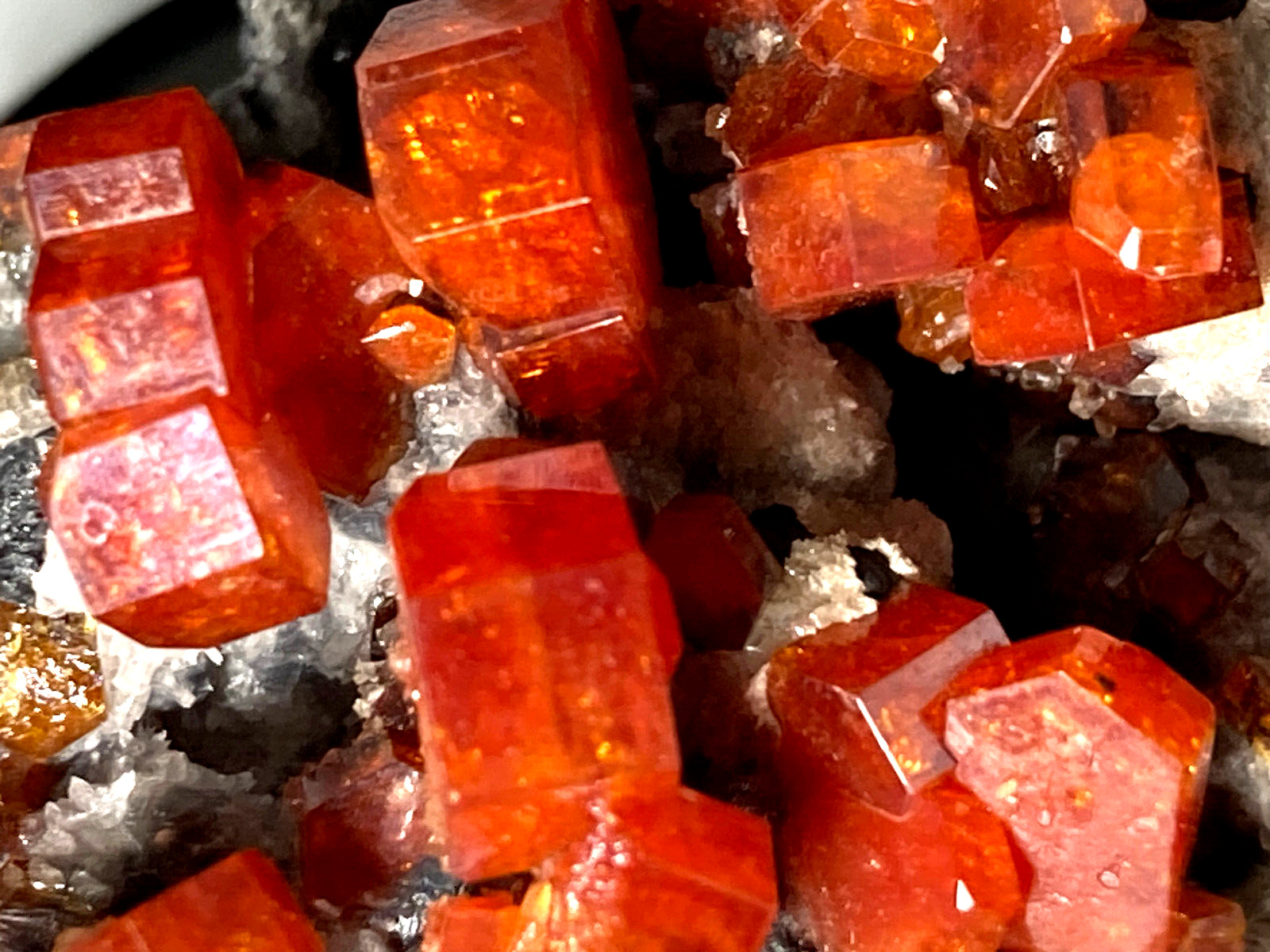 VANADINITE CRYSTALS ON MATRIX – 2 3/8 inches long