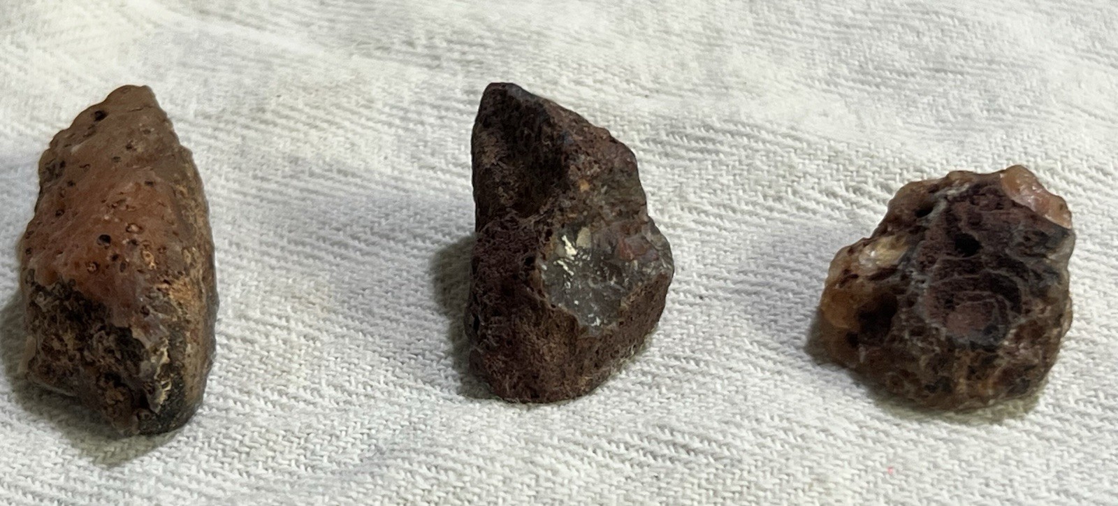 MalawiAgate/Geode HALVES Mixed Lot of 3 Banded Slices polished display specimen
