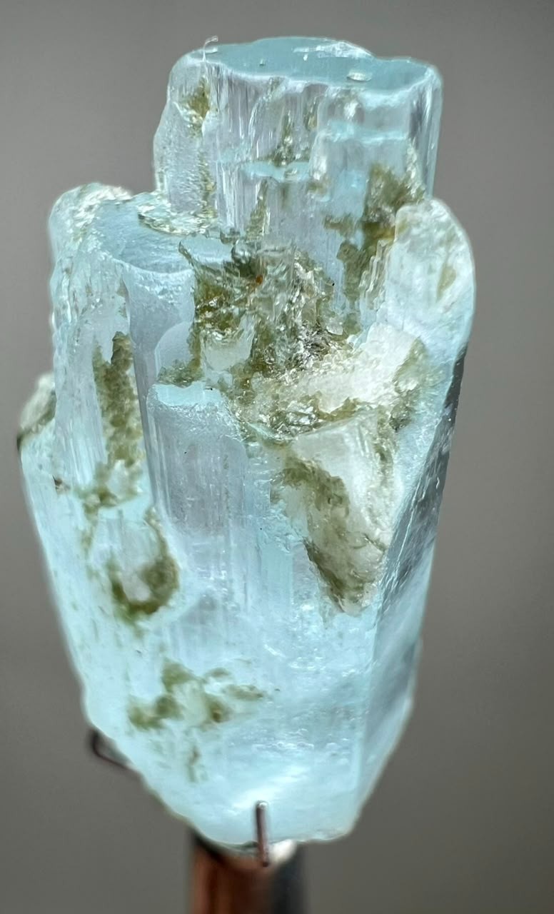 26Ct, Eye Clean! Natural Sky Blue Aquamarine Crystal From Shigar Valley PAk