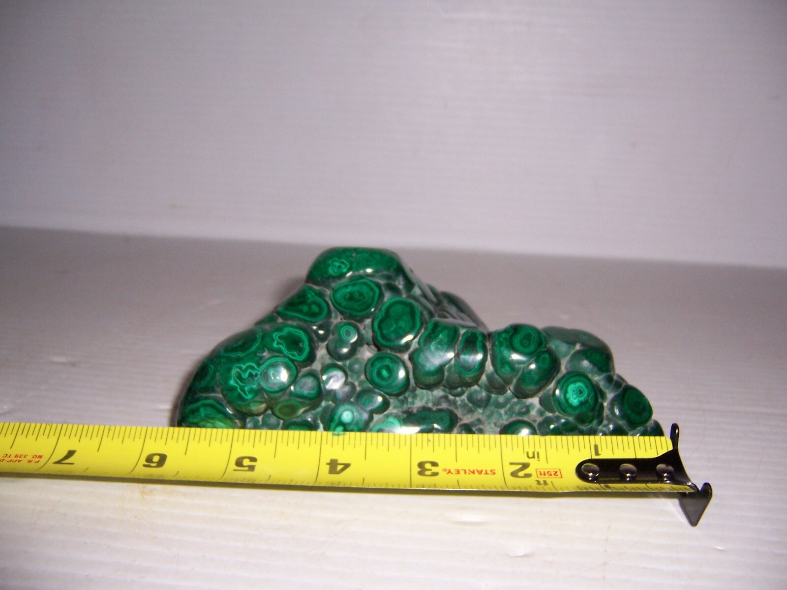 Polished Bullseye Malachite Specimen 5 3/4″ x 3 3/8″ x 2 3/4″