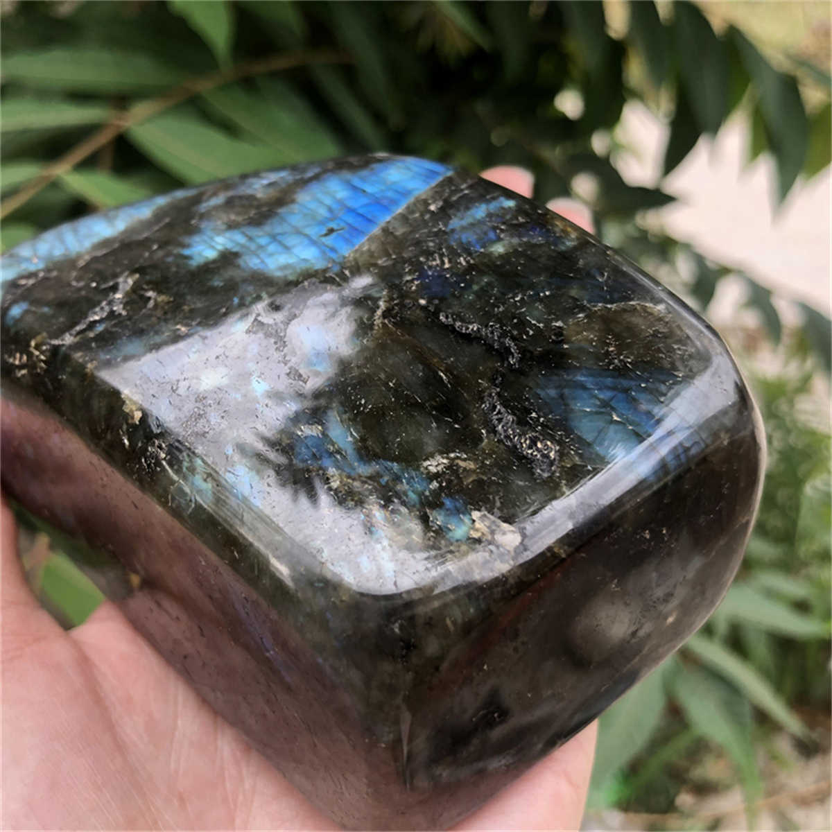 840g Natural Labradorite Mineral Quartz Crystal Mineral Reiki healing