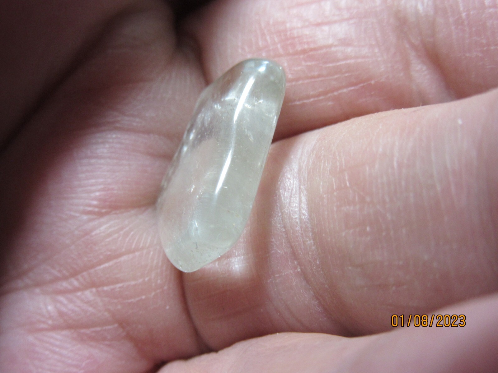 Green Topaz Rough Mineral 11/16″ Collectible Reiki GTQCR-1