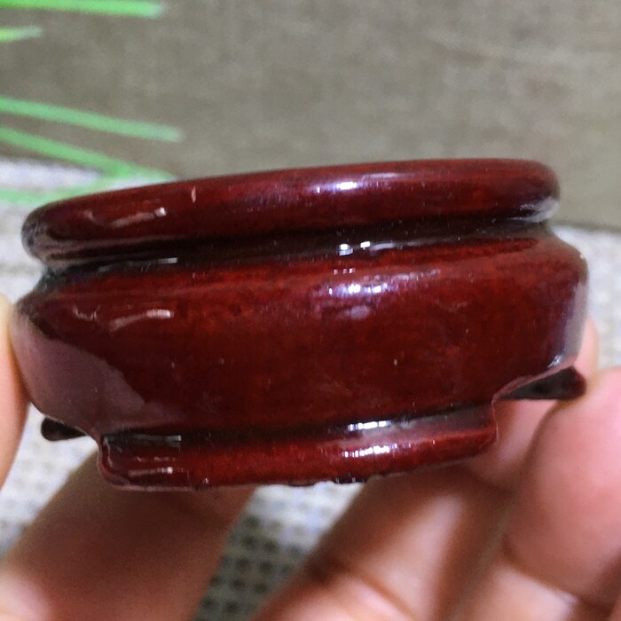 2PCS 50mm Red Rosewood Wooden Base Stand holding Crystal ball/sphere