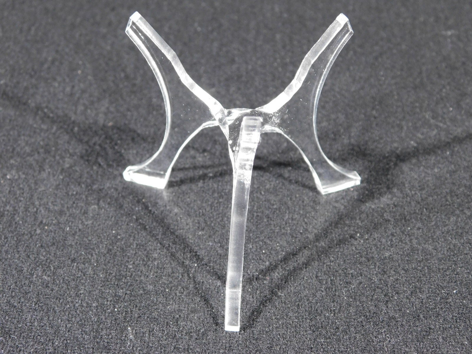 Sphere Display Stand Three Post Clear Lucite Medium Size