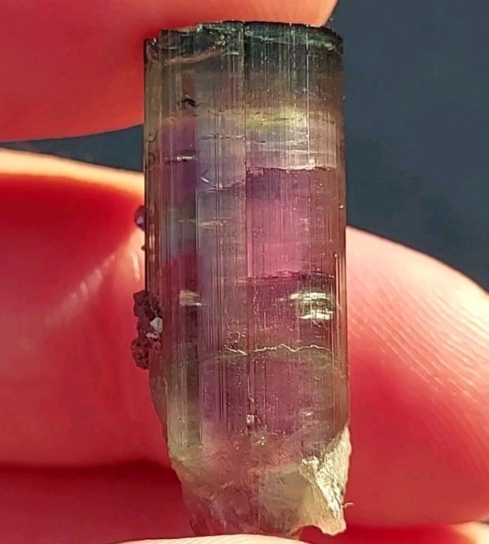 ULTRA RARE BURKHARD’S POCKET TOURMALINE NO REPAIRS PEDERNEIRA MINE BRAZIL