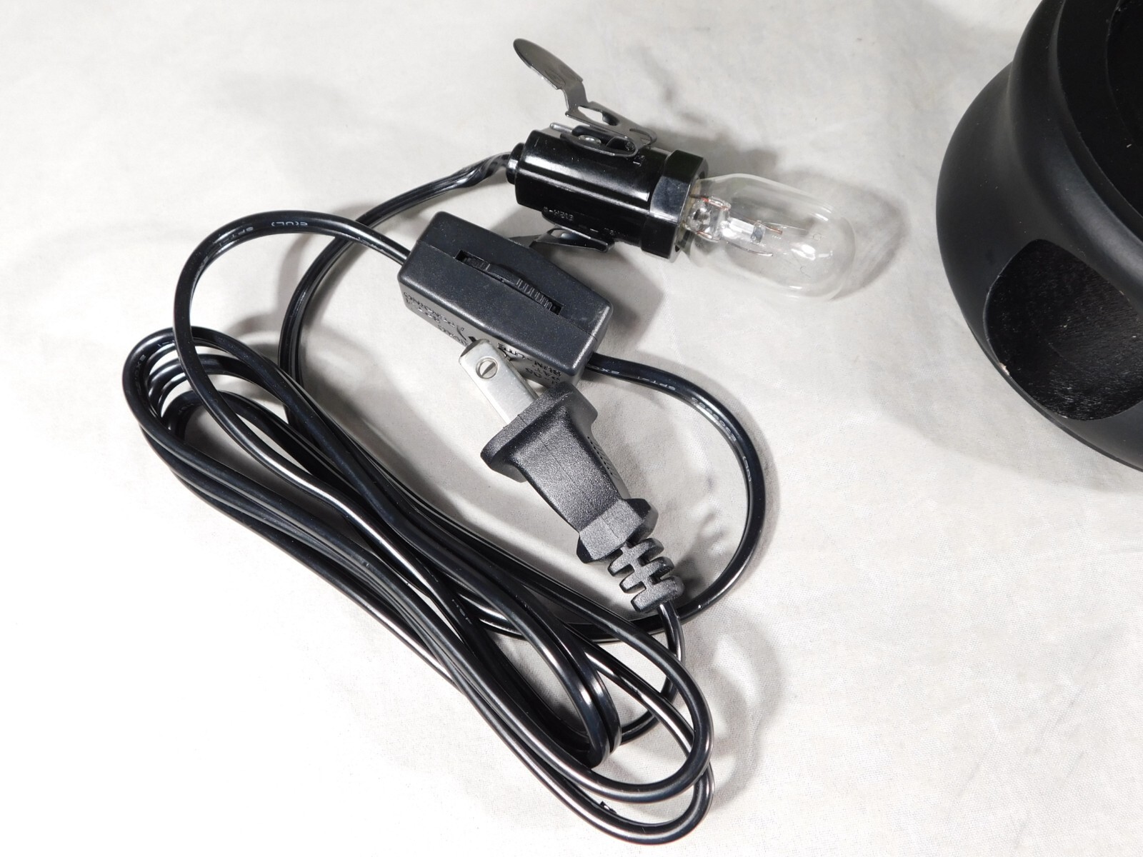 LIGHTED Display Stand Round Shape Black Color