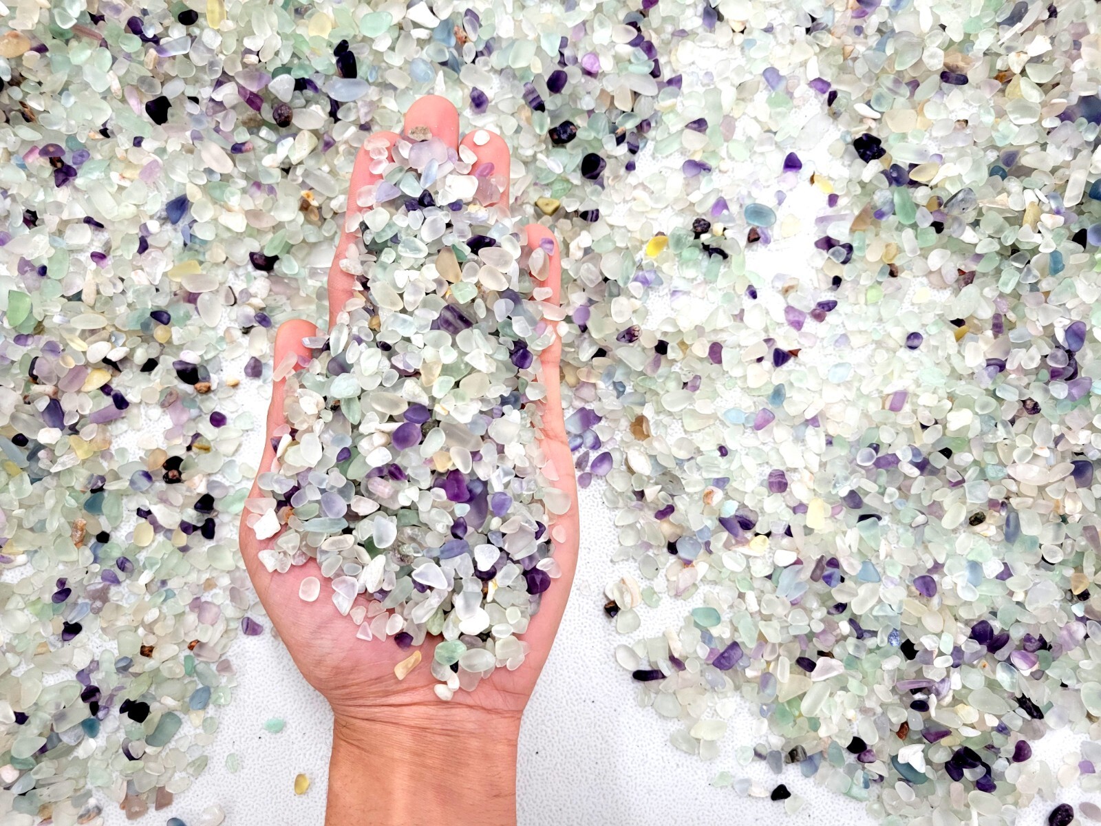 100% NATURAL GEMSTONE CHIPS UNDRILLED BULK CRYSTAL BEADS FOR RESIN ART & CRAFTS