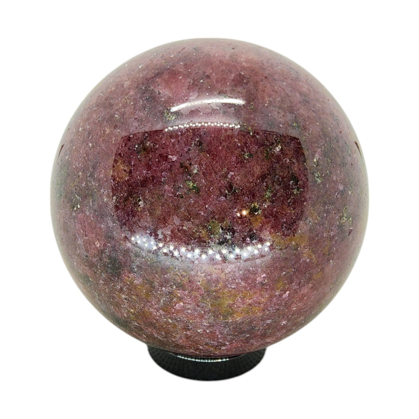 Rhodonite, 2 3/8 in, sphere, ball, display, specimen, #R-3509