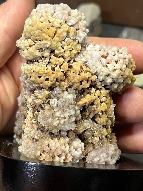 RARE BEAUTIFUL UNIQUE 3 7/16 ” DRUZY AMETHYST STALACTITE FORMATION, URUGUAY