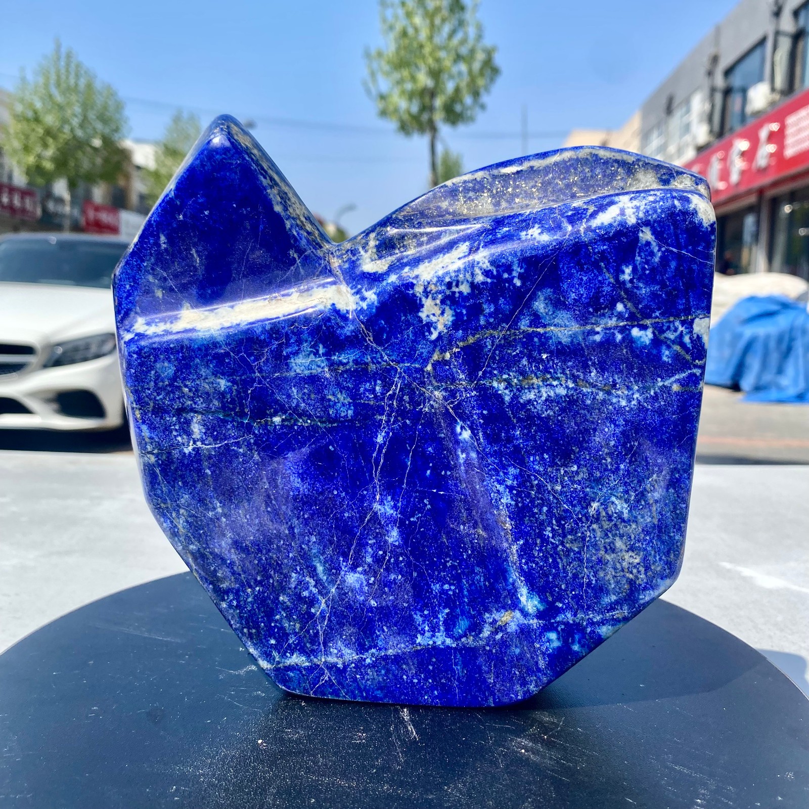 4.85LB Natural Stone Lapis Lazuli Freeform Polished Crystal Mineral Specimen