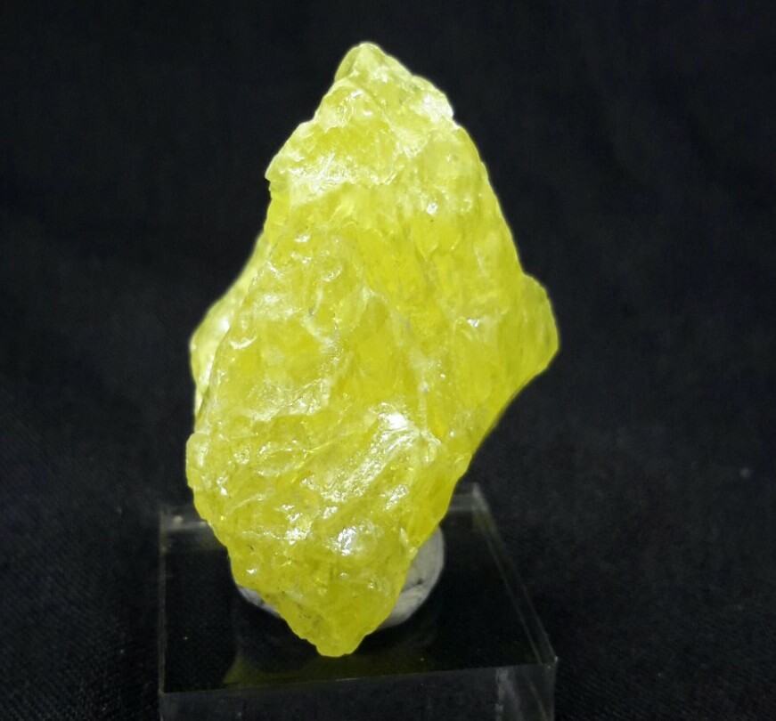 36mm SULPHUR CRYSTAL from El Desierto Mine, San Pablo de Napa, Bolivia