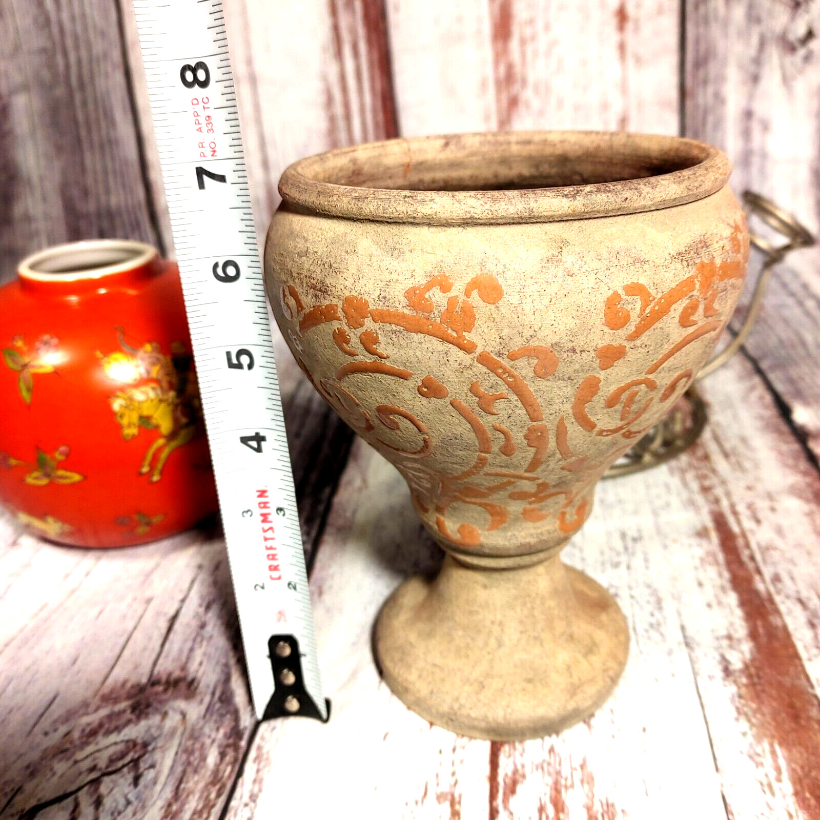 Pottery from 3 Different Cultures, SW Mexico, Philippines and Japanese. W/Stand.