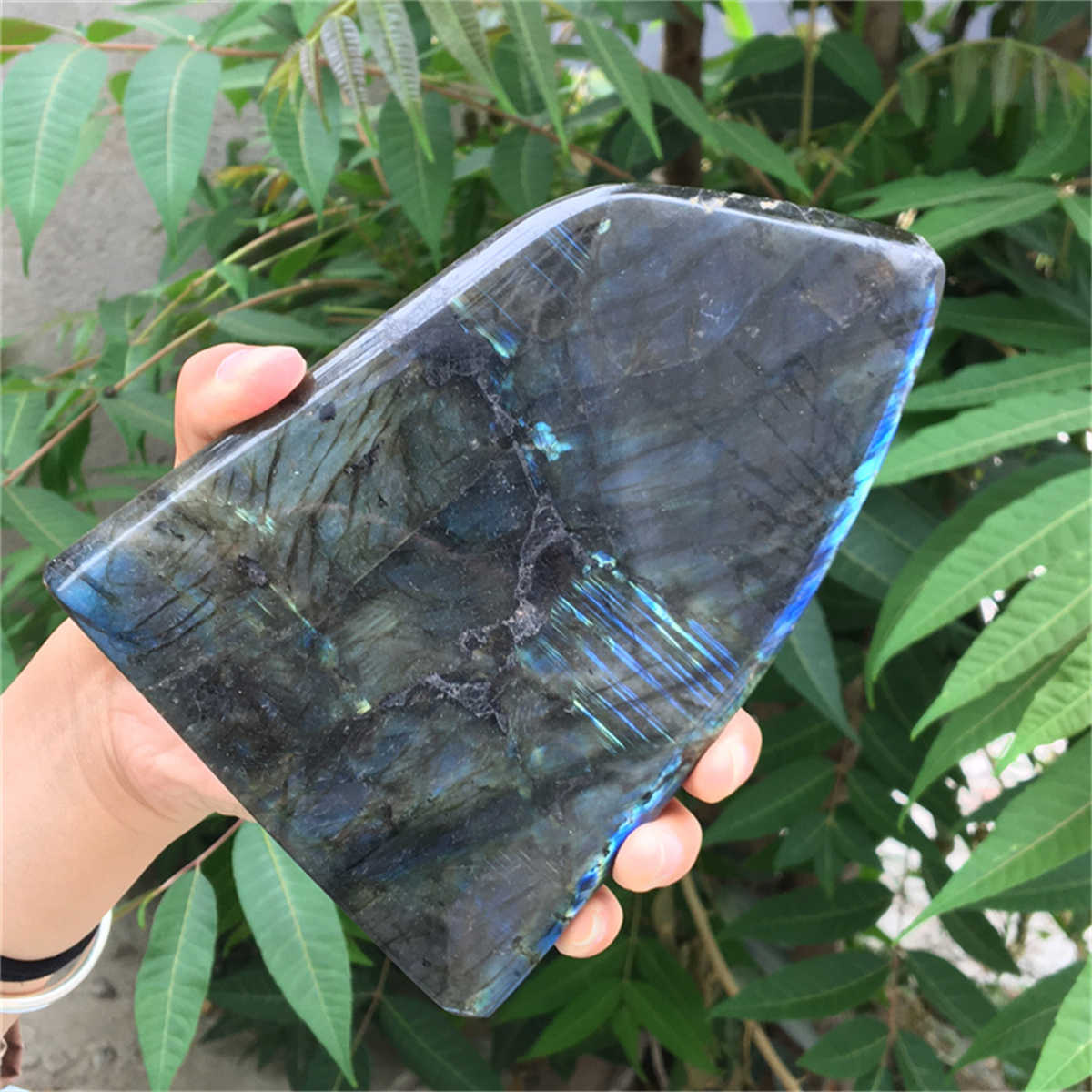 1.1kg Natural Labradorite Mineral Quartz Crystal Mineral Reiki healing