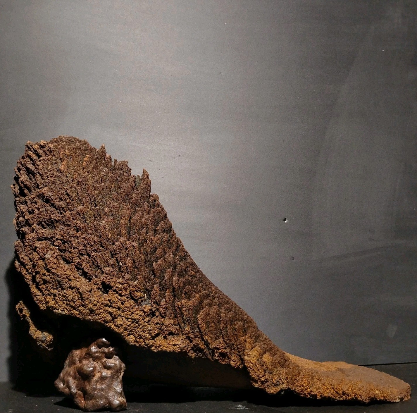 Massive Odd Rare Crystalline Iron Concretion 19.6 Lbs