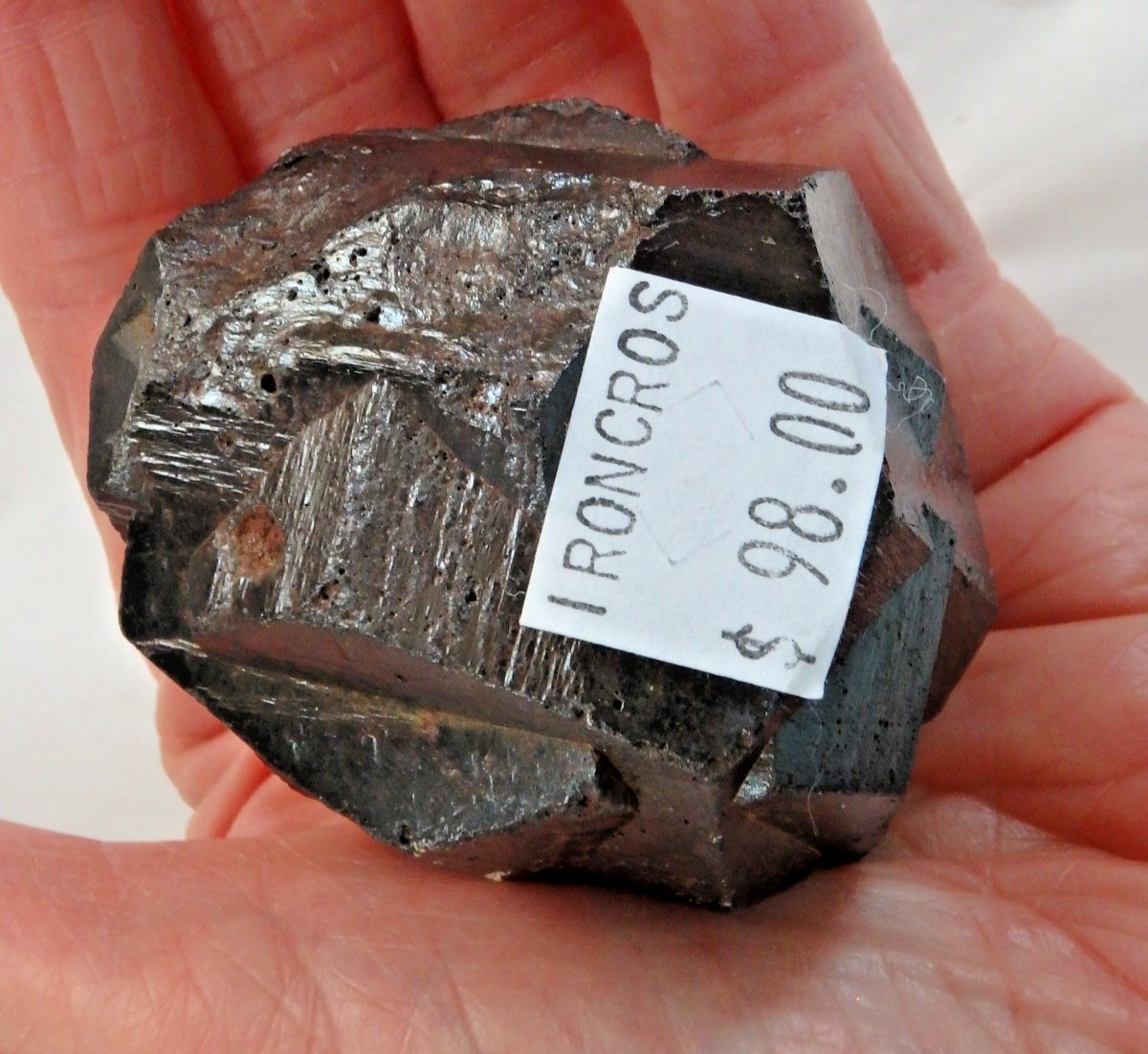 Crystal Iron cross $98 Pseudomorph 309.4 grams