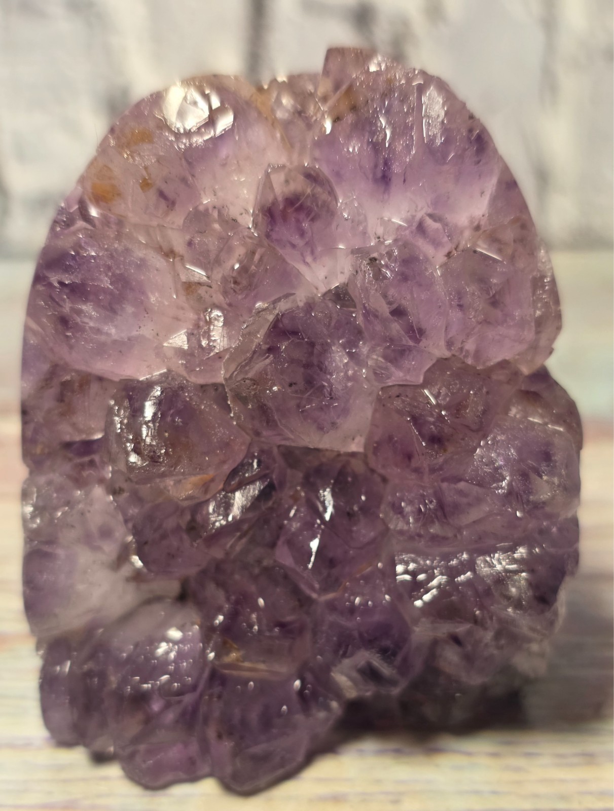 6 Pc Crystal & Mineral Collection Turkish Epidote Quartz Vanadinite Amethyst