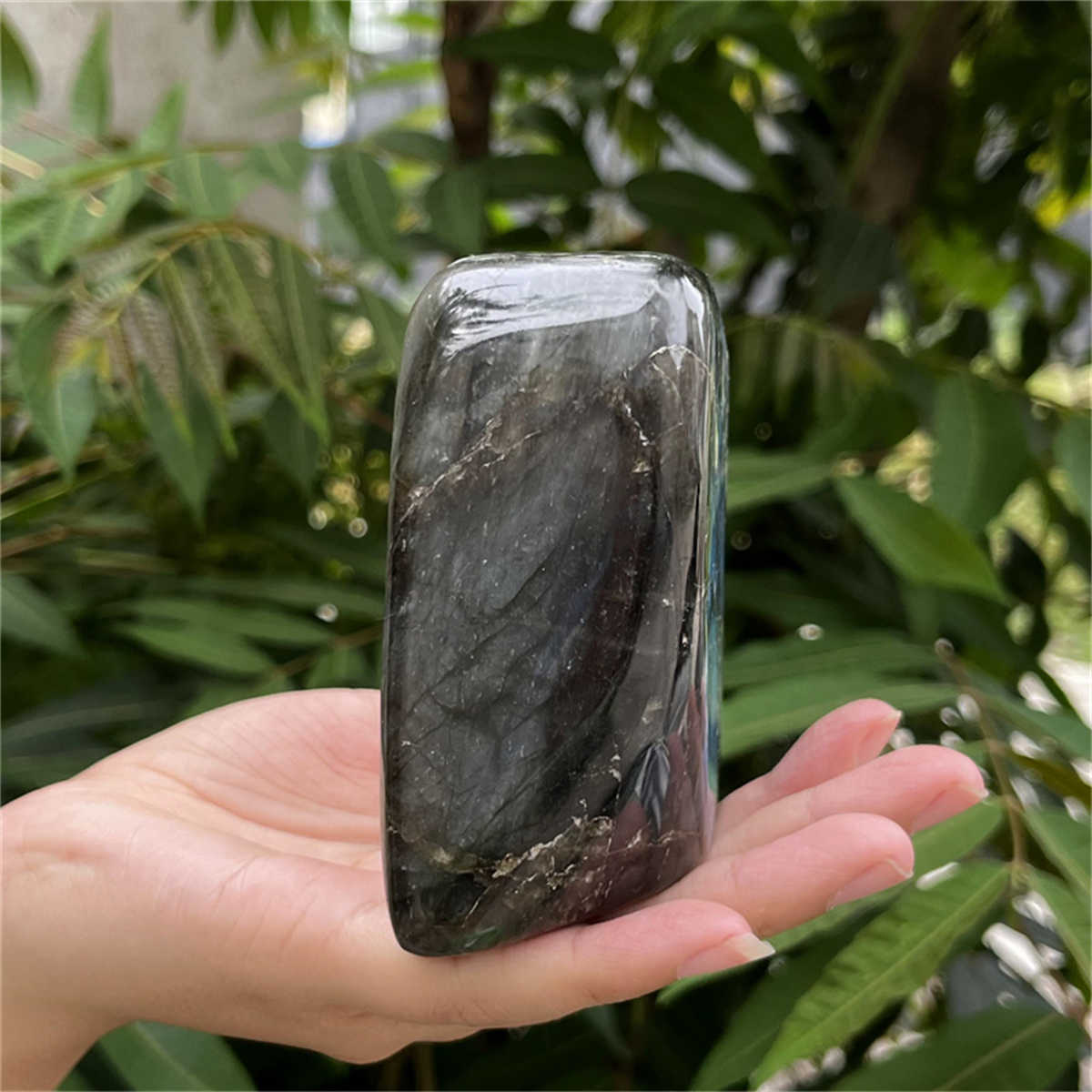 690g Natural Labradorite Mineral Quartz Crystal Mineral Reiki healing