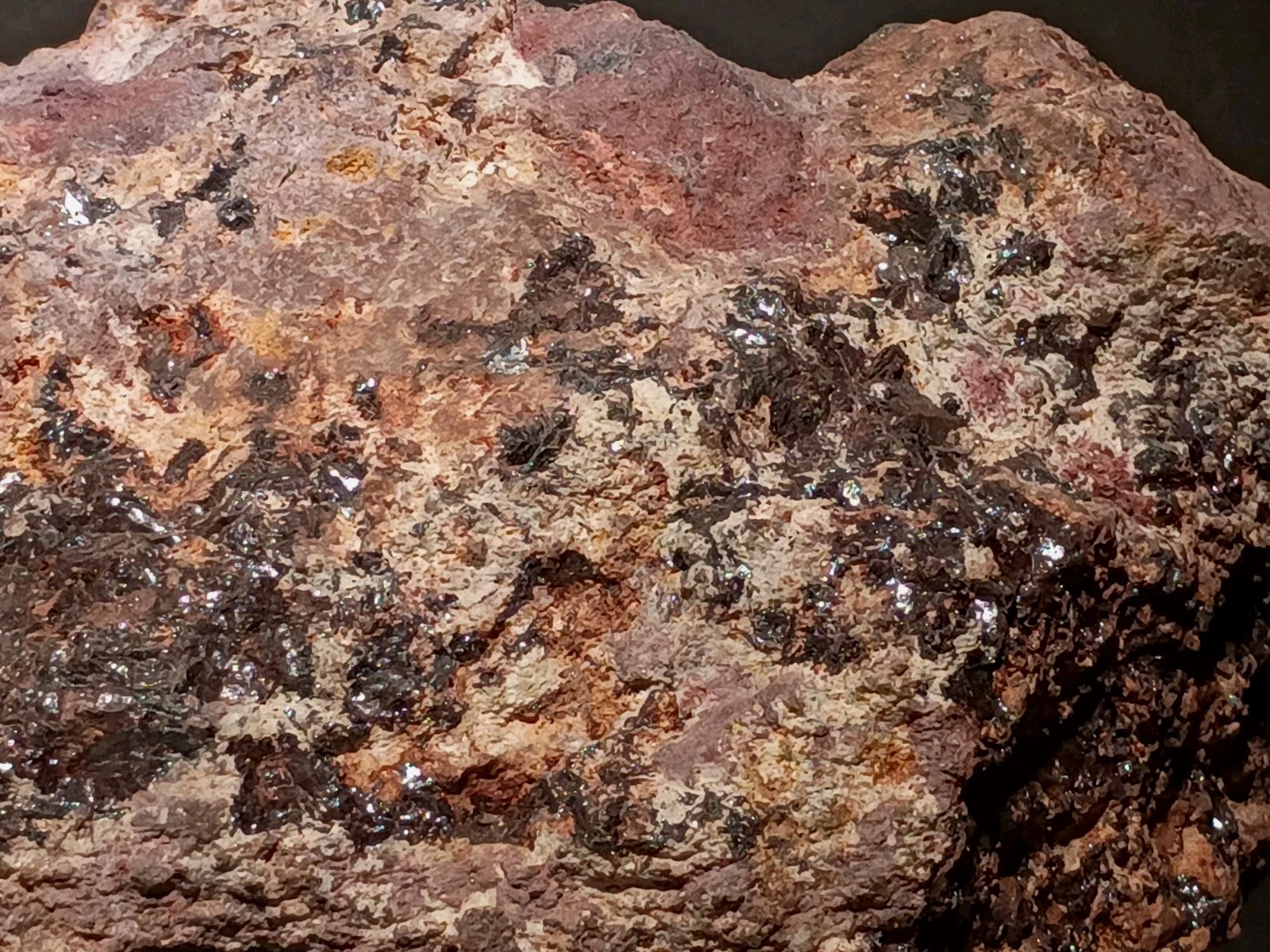 Massive 3.5lb Micaceous Specular Hematite Specimen Pilot Knob Missouri Rhyolite