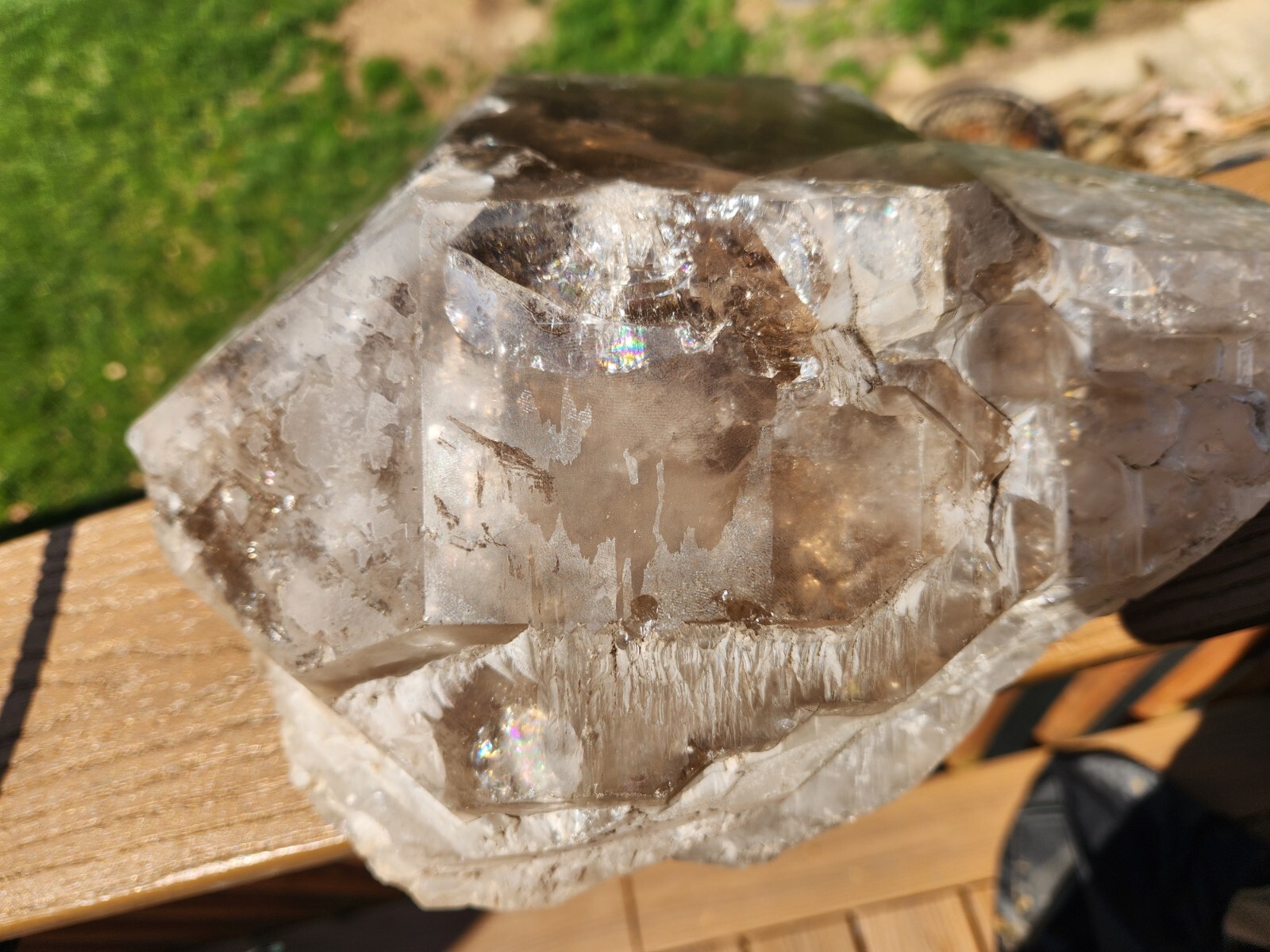 Massive Skeletal quartz scepter