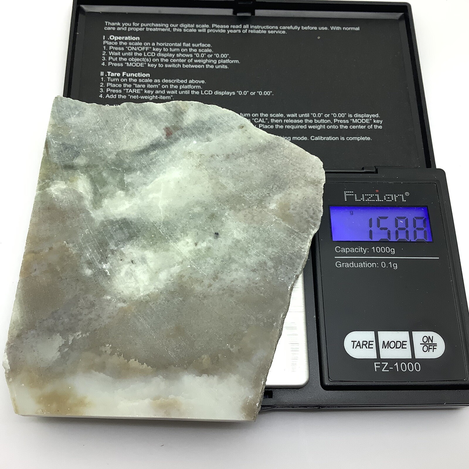 Siberian Jade Slab Honey Brown White Nephrite Jade Lapidary Vitim River Siberia