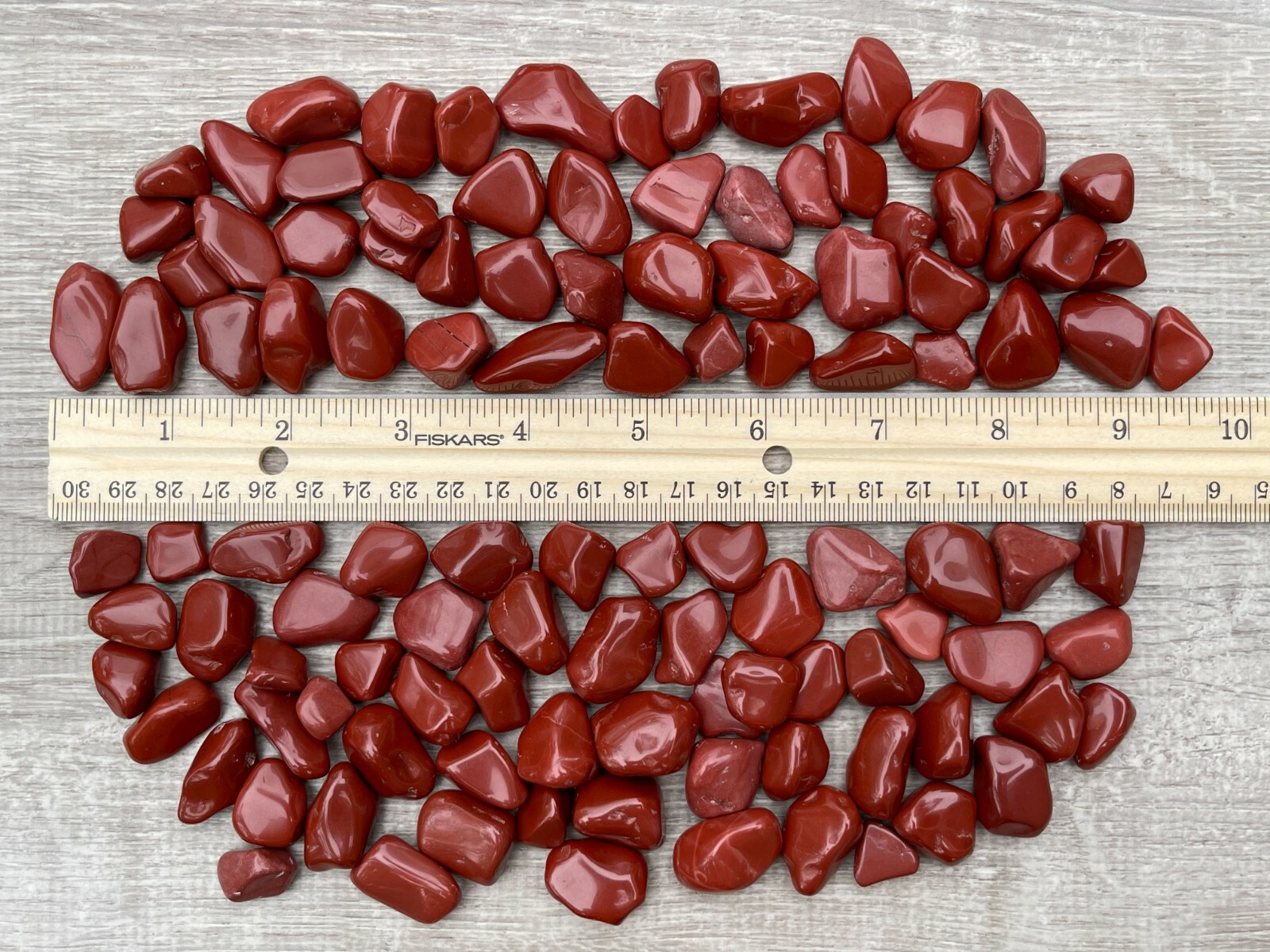 Red Jasper Tumbled Stones, 0.5″-1″ S to M Size Tumbled Red Jasper, Pick A Weight