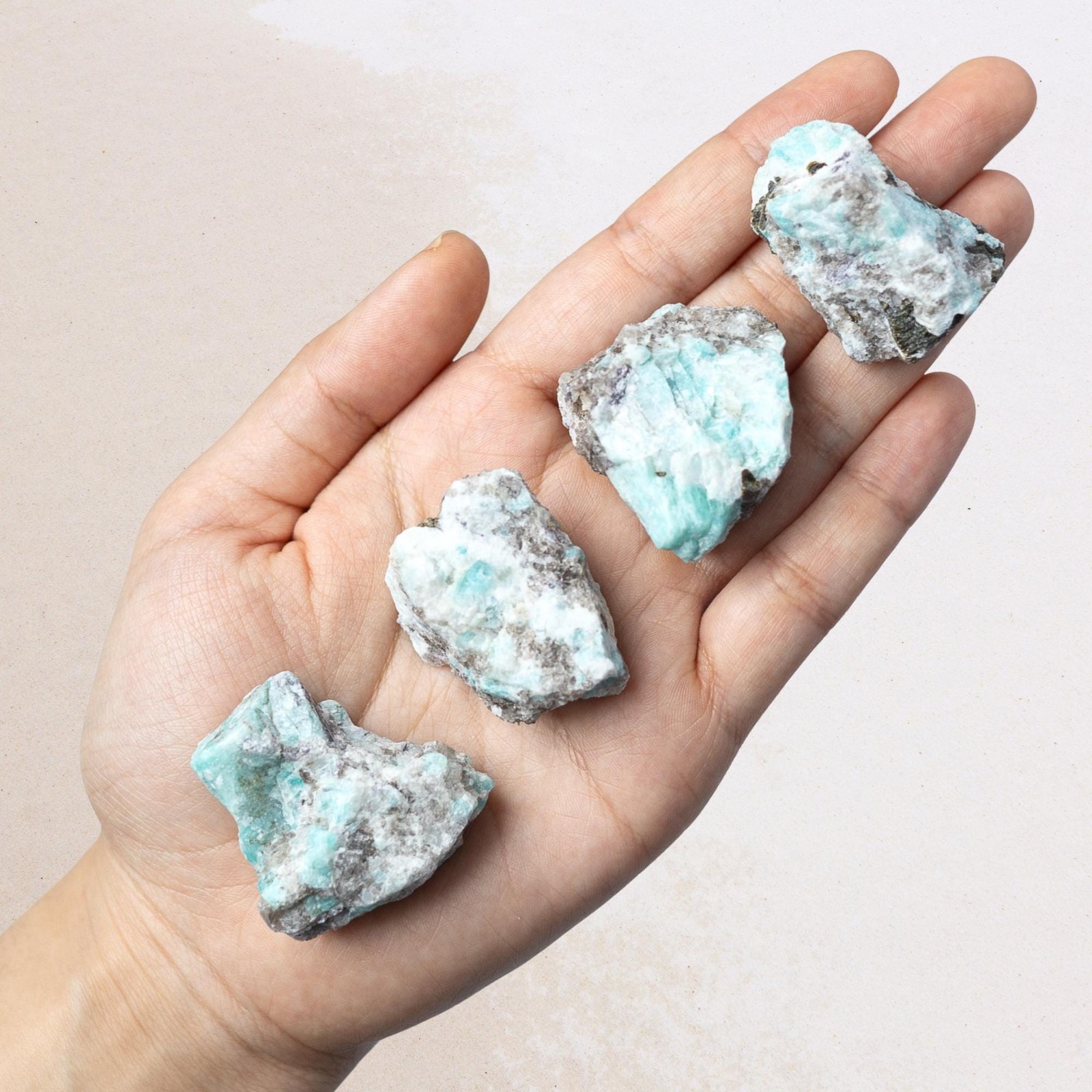 Amazonite Raw Stone Natural Crystal Rough Mineral Specimen Decor Gift 1-1.5″