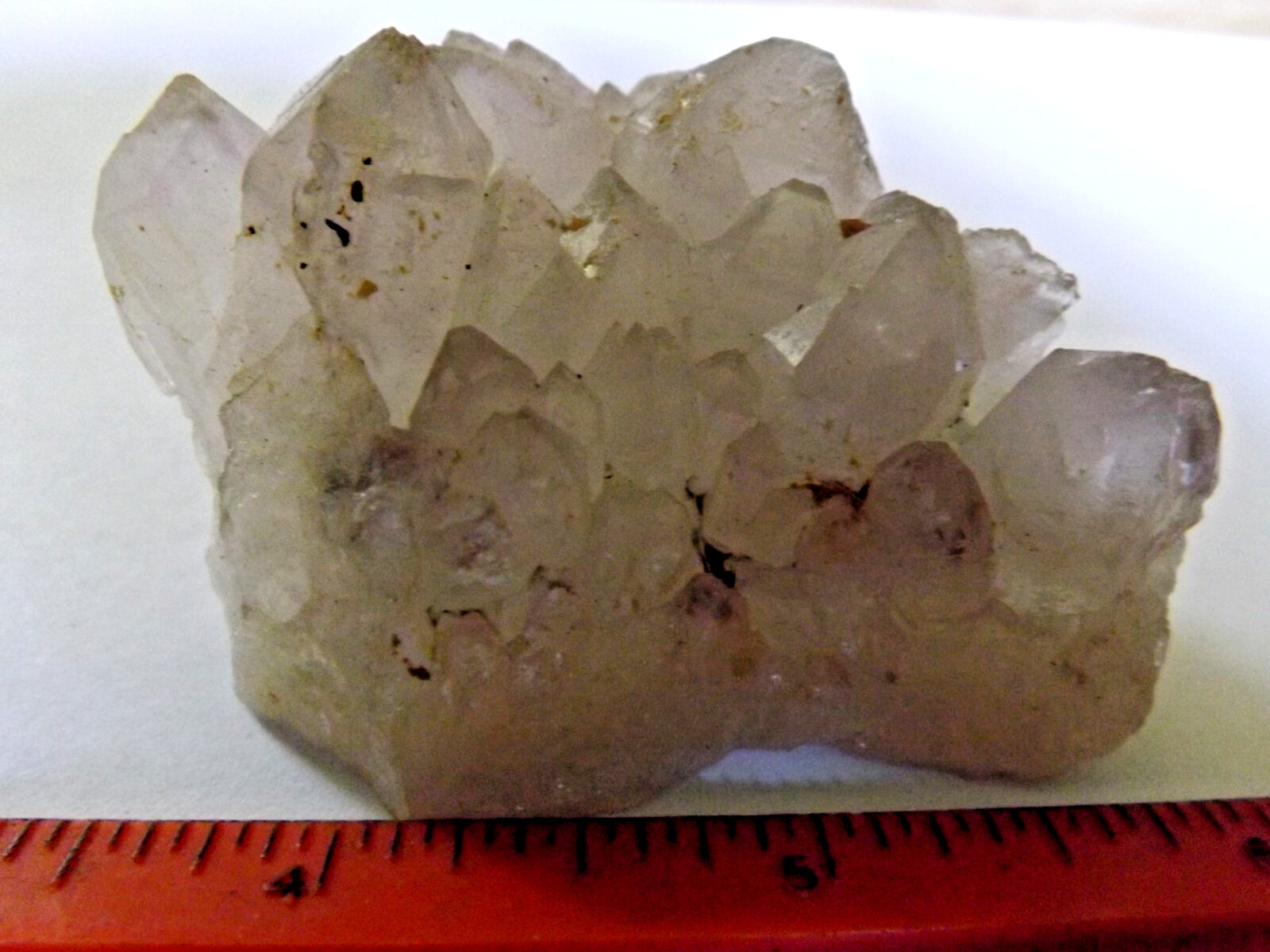 Purple Diamond hill Quartz crystals cluster 103 grams 1-3/4″ x 2-1/4″ X 1-1/4″