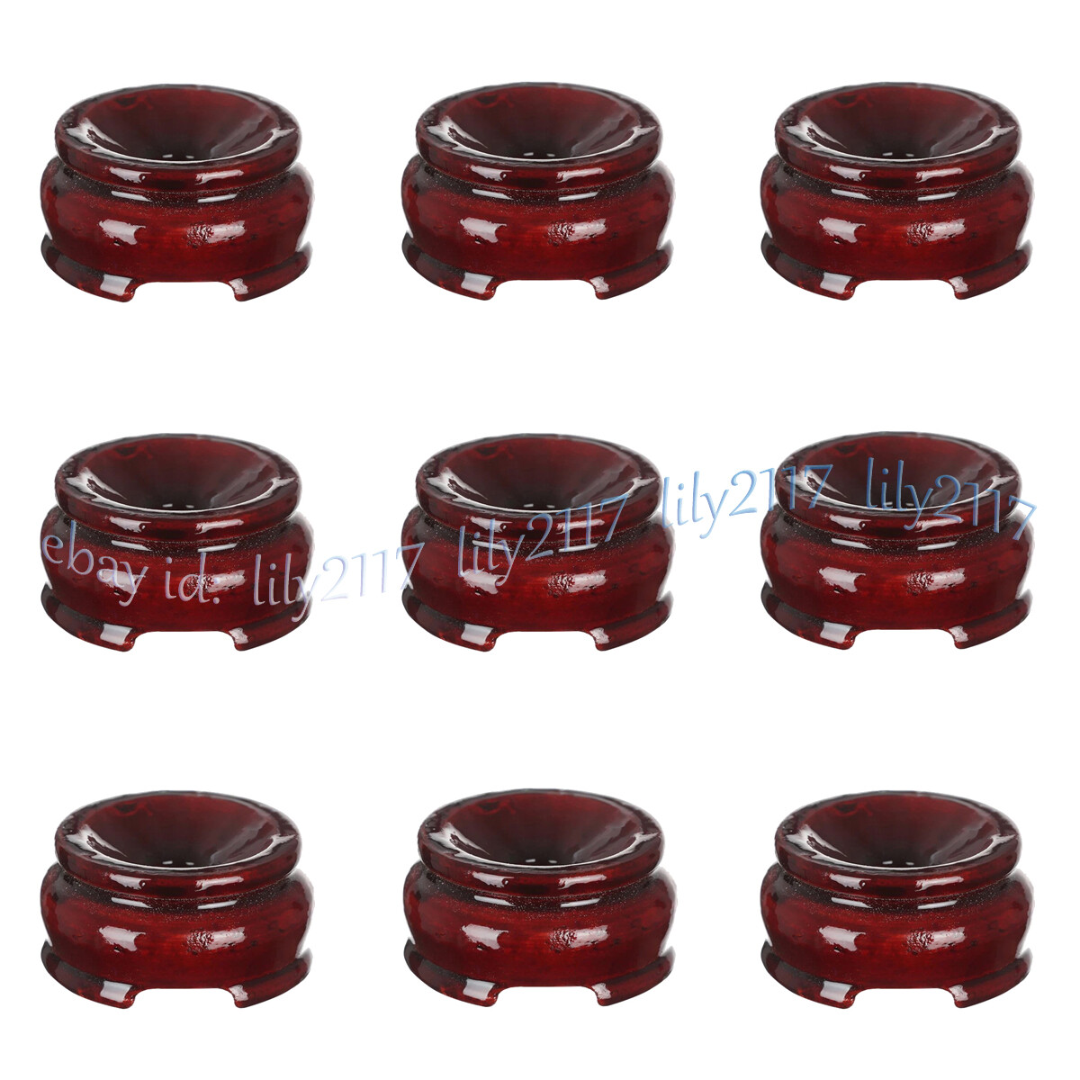 Wholesale Wood Display Stand For 20-60MM Crystal Ball Sphere Globe Stone Holder