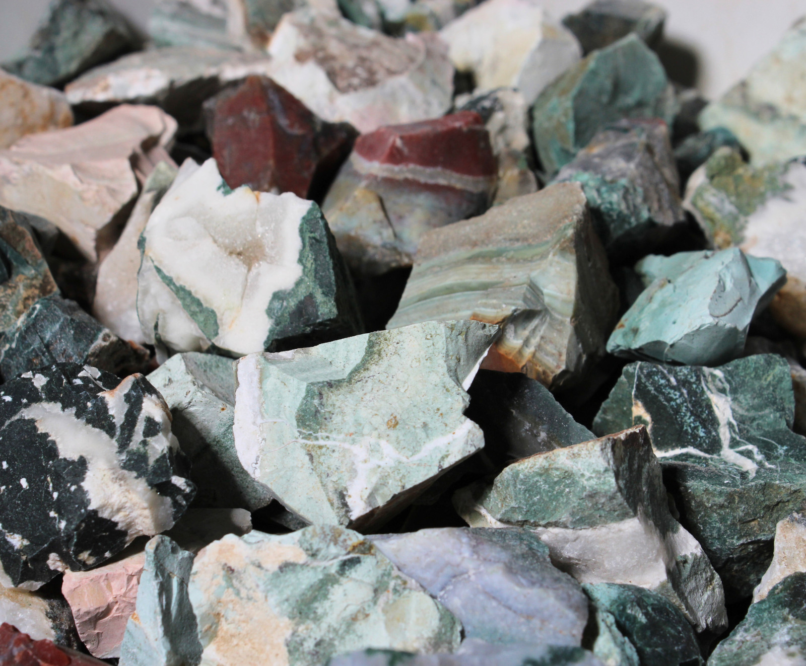 Indian Turquoise – Rough Rocks for Tumbling – Bulk Wholesale Options
