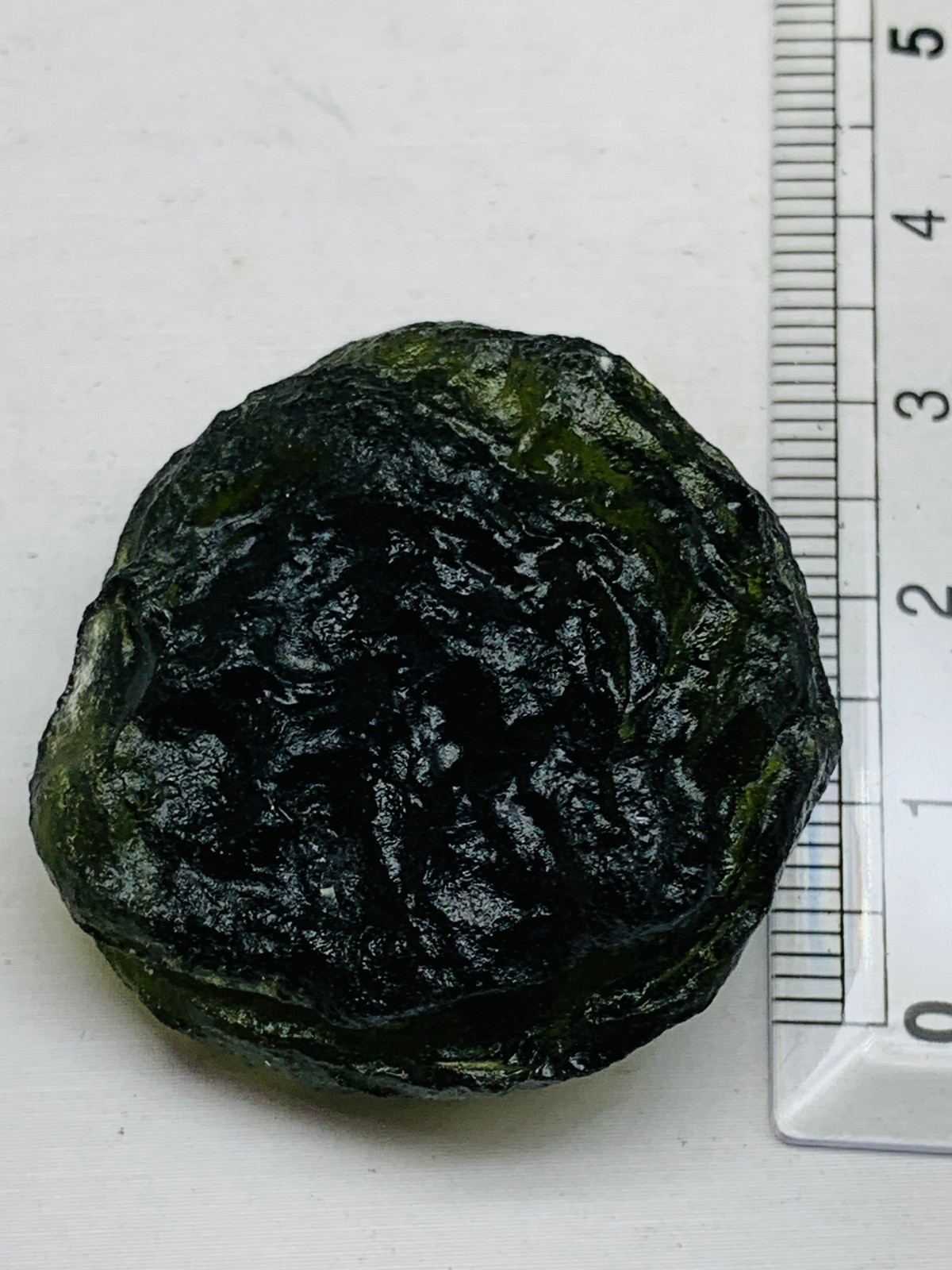 TOP Moldavite Raw Moldavite Crystal from Czech Republic PICcertificate 90CT