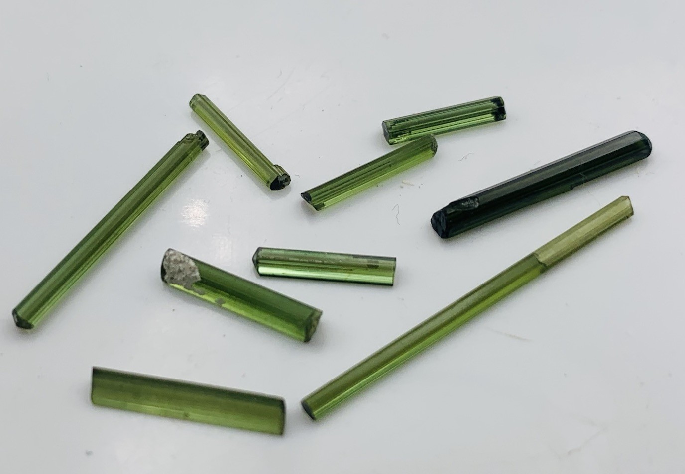 24.85Ct Beautiful Natural Green Color Peridot With Megnatite Crystal Specimen