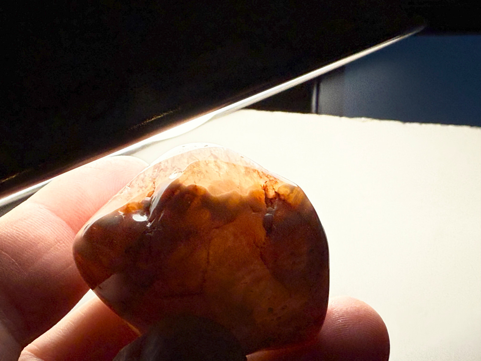 2.0 oz Michigan Minnesota Lake Superior Agate LSA #18 EYES BANDS (polished