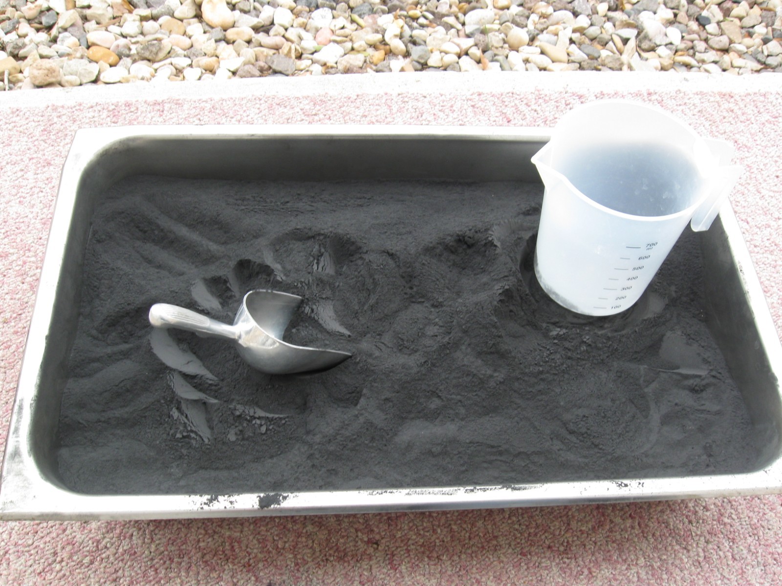 Magnetite Powder (Black Iron Oxide), Natural, High Quality, 22 Pounds.