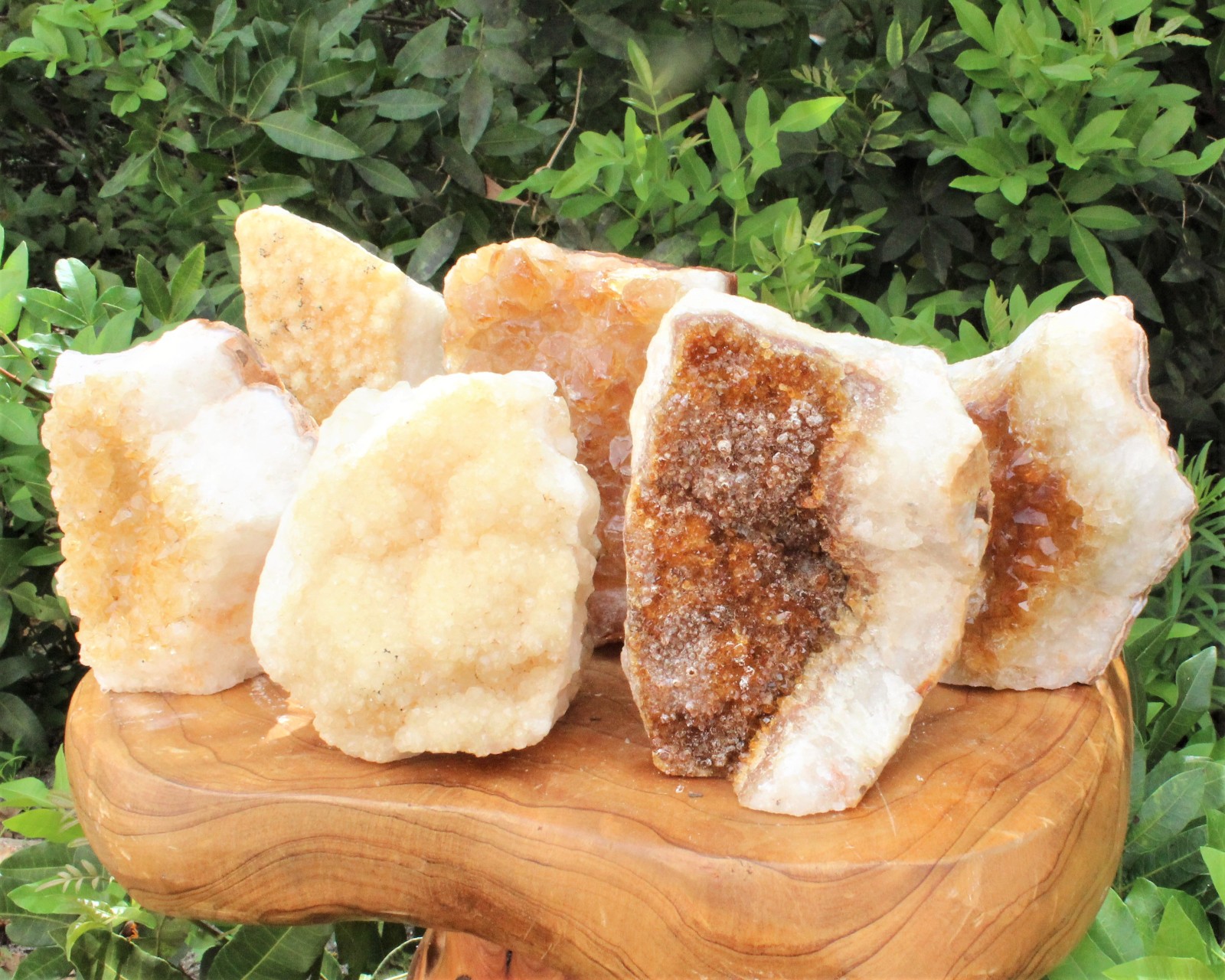Citrine Cut Base Clusters – CLEARANCE Quality Free Standing Citrine Crystals