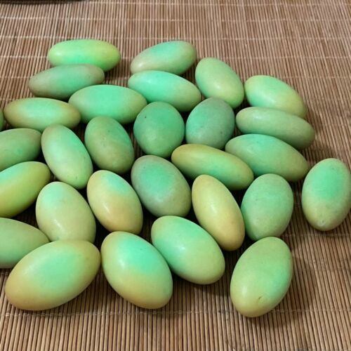 10pcs Glow In The Dark Tibetan Wealth God Ancient Luminous Egg Old Dzi Bead