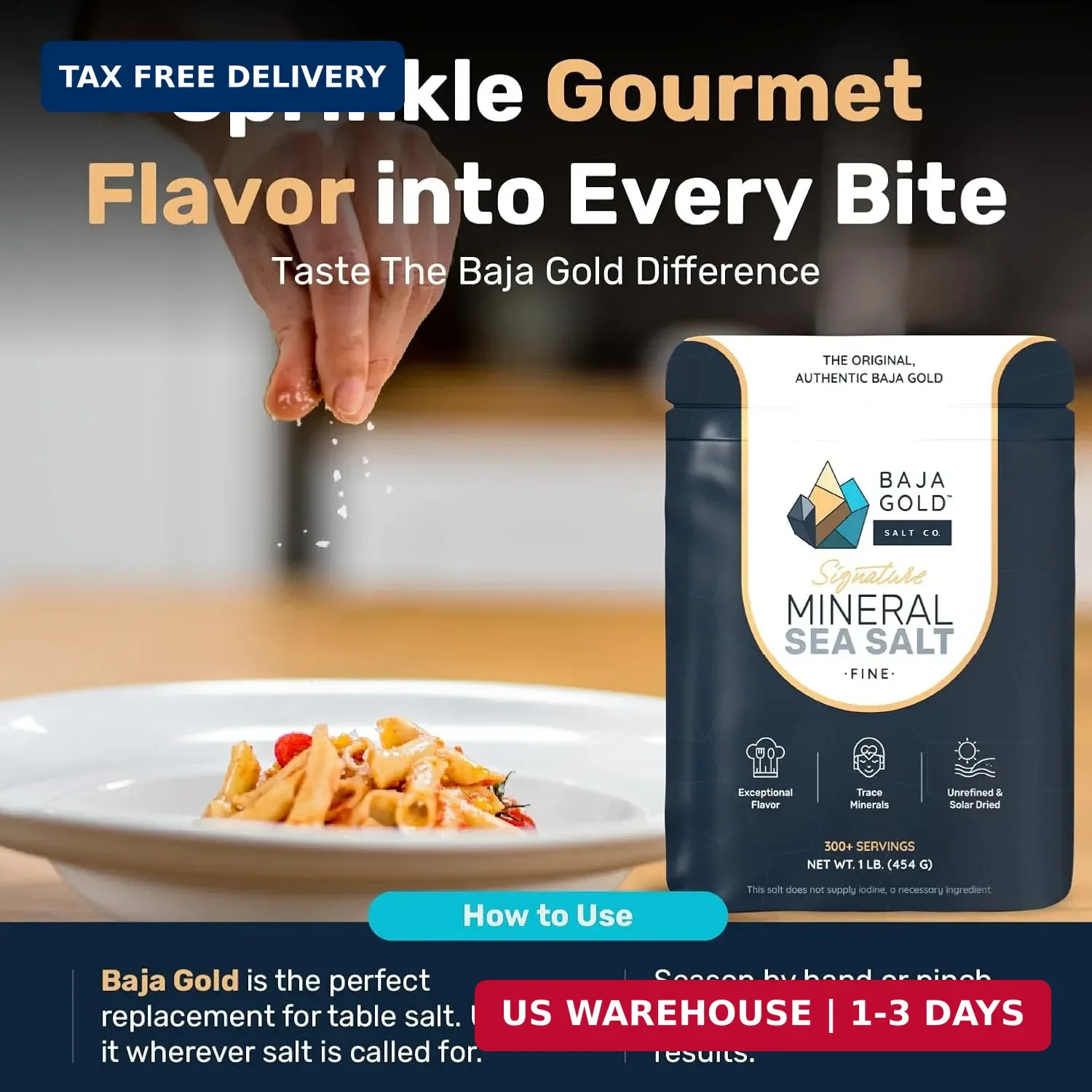 Baja Gold Signature Mineral Sea Salt – Recommended by Gary Brecka – Authentic Fi