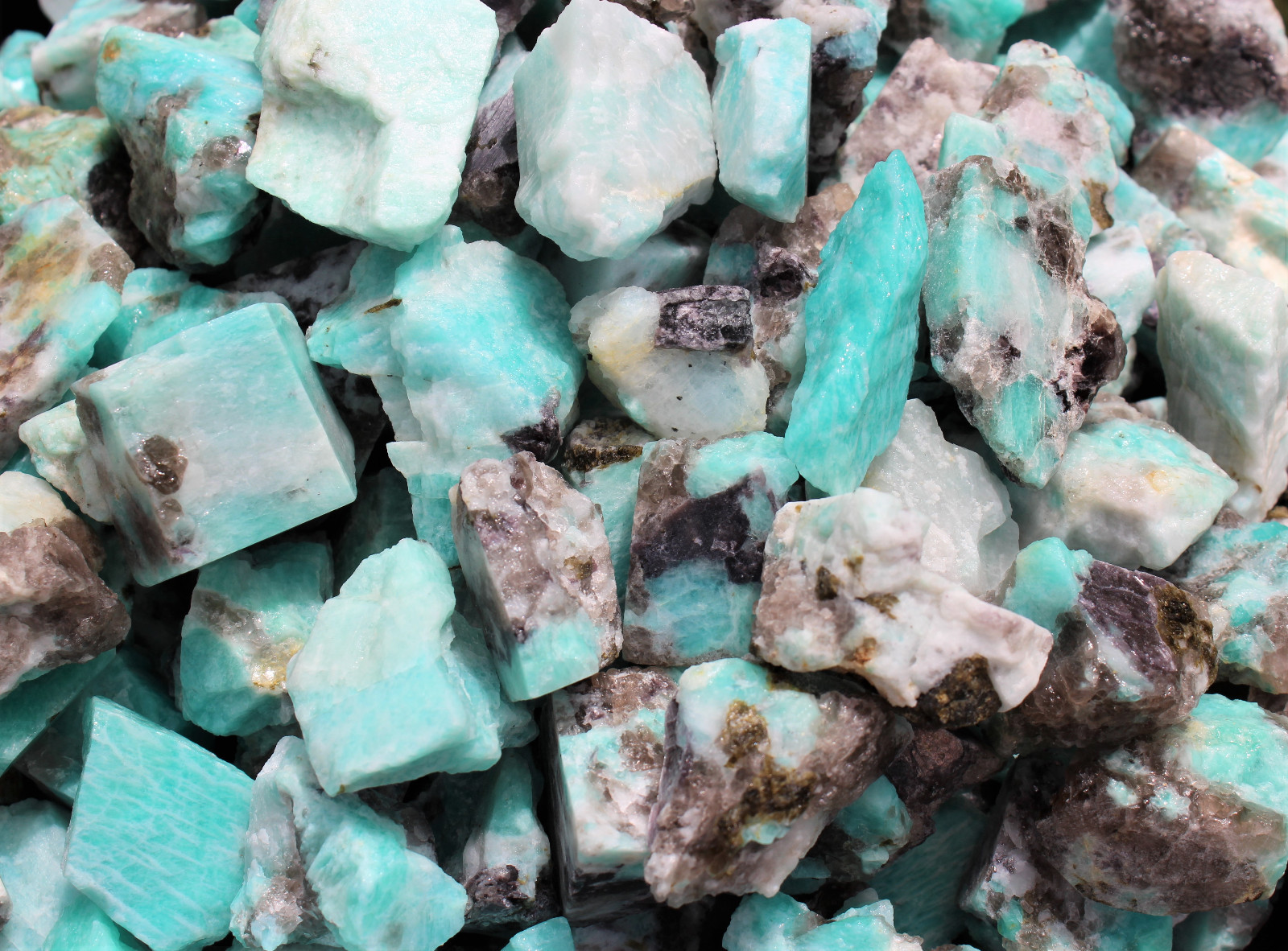 1 Rough Amazonite Crystal (Natural Raw, Crystal Healing, Gemstone)