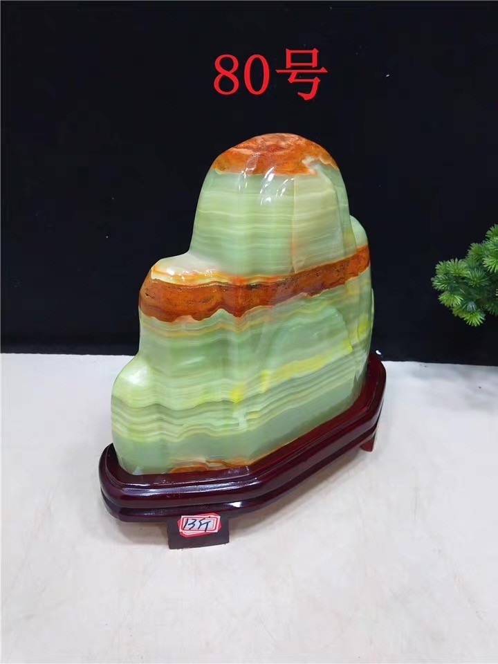14.3LB TOP Natural Afghan jade quartz carved crystal Mineral specimen+stand