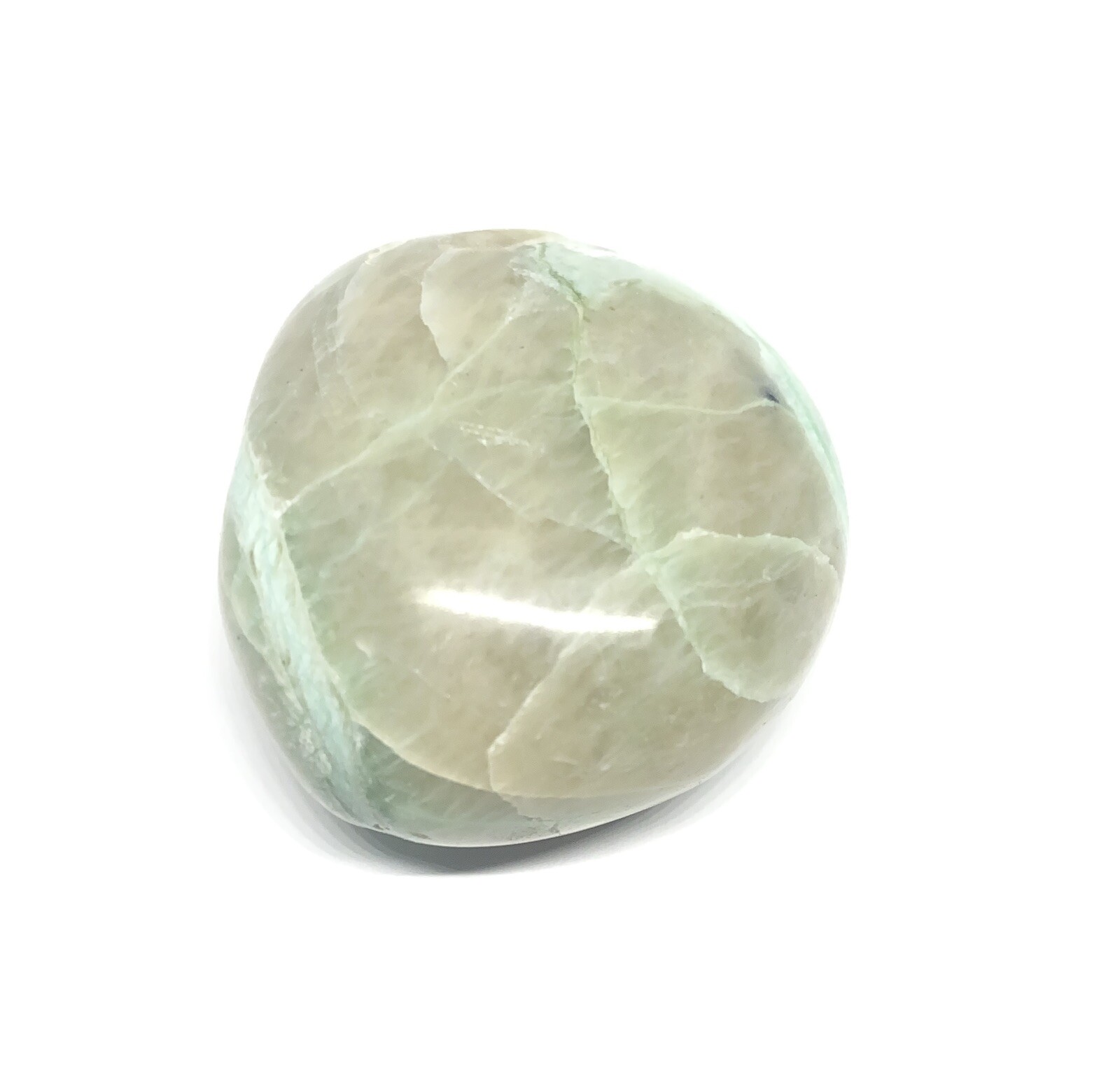 Garnierite Palm Stone From Madagascar 45.4g Over 1 1/2in
