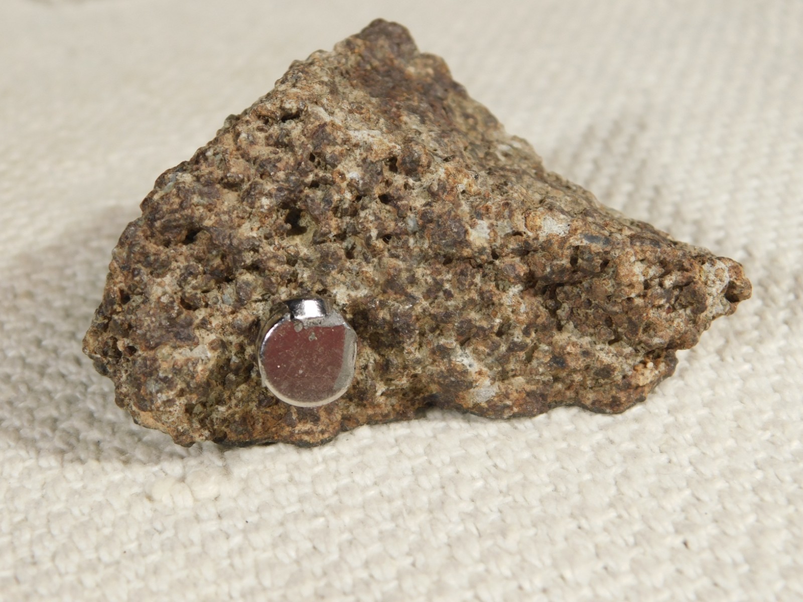 Classified NWA 8245 METEORITE 100% Natural FELL on Erfoud, Morocco 114gr