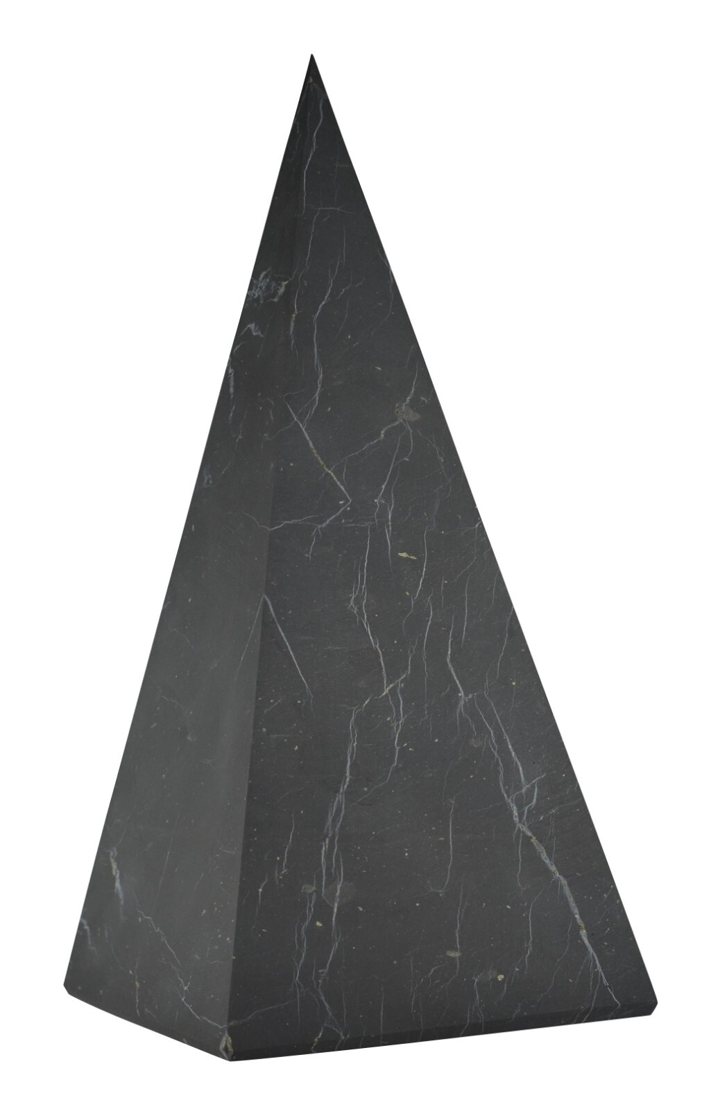 Shungite World Shungite Pyramid Tall – Various sizes ( Polished or Unpolished )