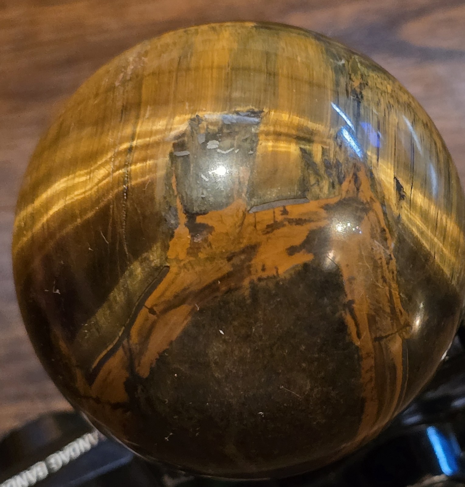 2” Polished Marble Granite Stone Ball Sphere Orb Brown Cream Paperweight