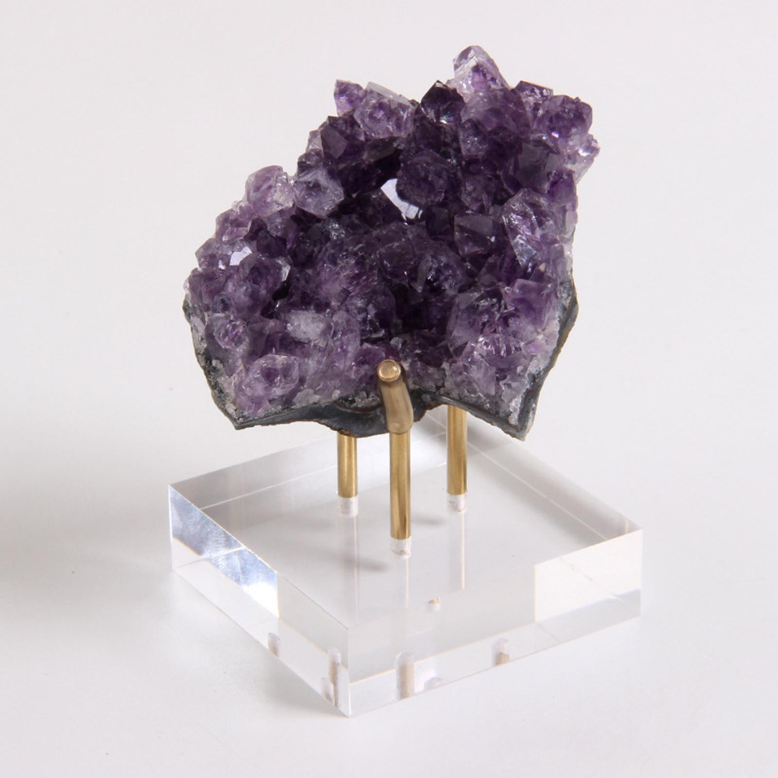 Acrylic Display Holder Display Easel Stand Support Rack Mineral for Ball Agate