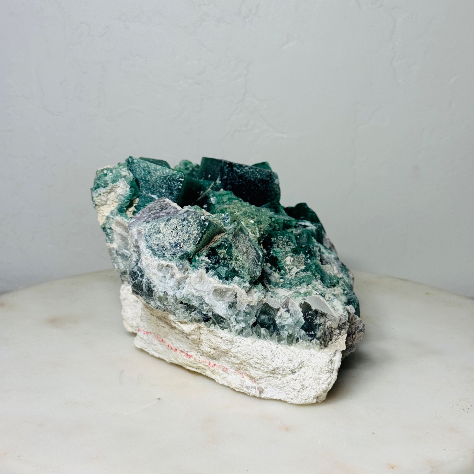 Raw Natural Large Fluorite Cluster – Green Crystal Specimen Decor | 9.8 lb